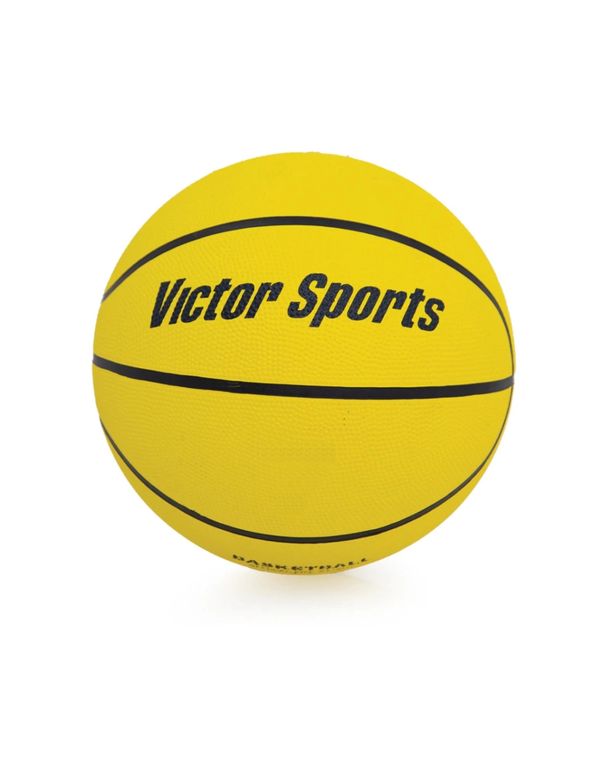 1 Victor Sports Heavy Duty Durable Rubber Basketball Size 5 - Yellow, 1 of 2