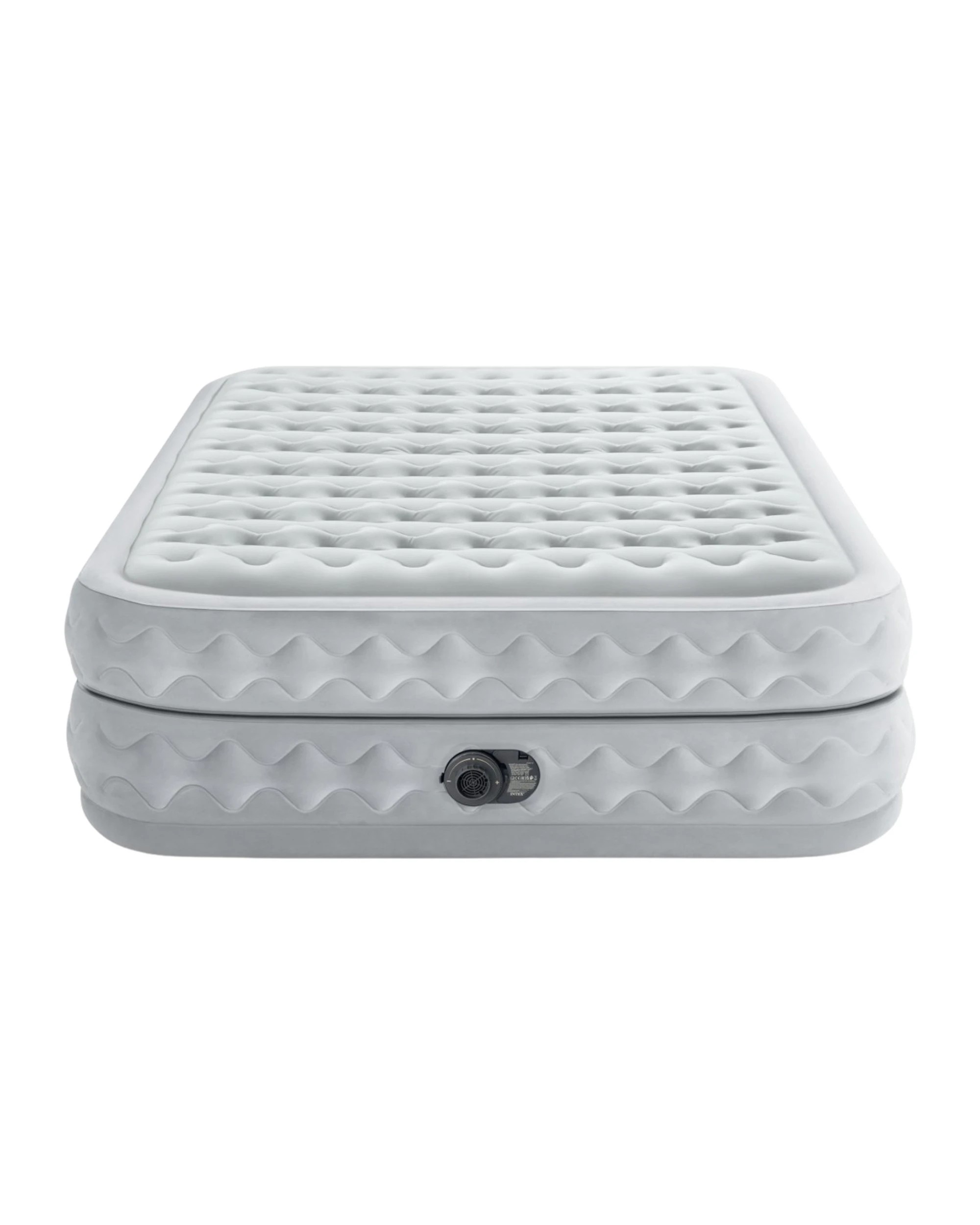 2 Intex Dura Beam Deluxe Supreme Air-Flow Air Mattress Queen - Grey, 2 of 7