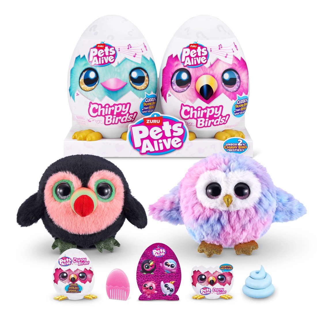 3 Pets Alive Chirpy Birds Twin Pack by ZURU - Assorted, 3 of 8