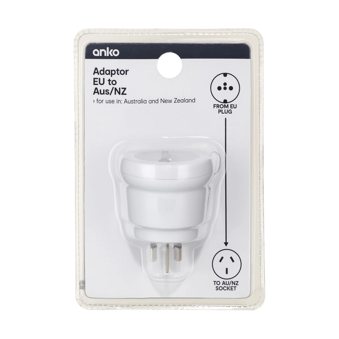 1 EU Travel Adaptor, 1 of 4