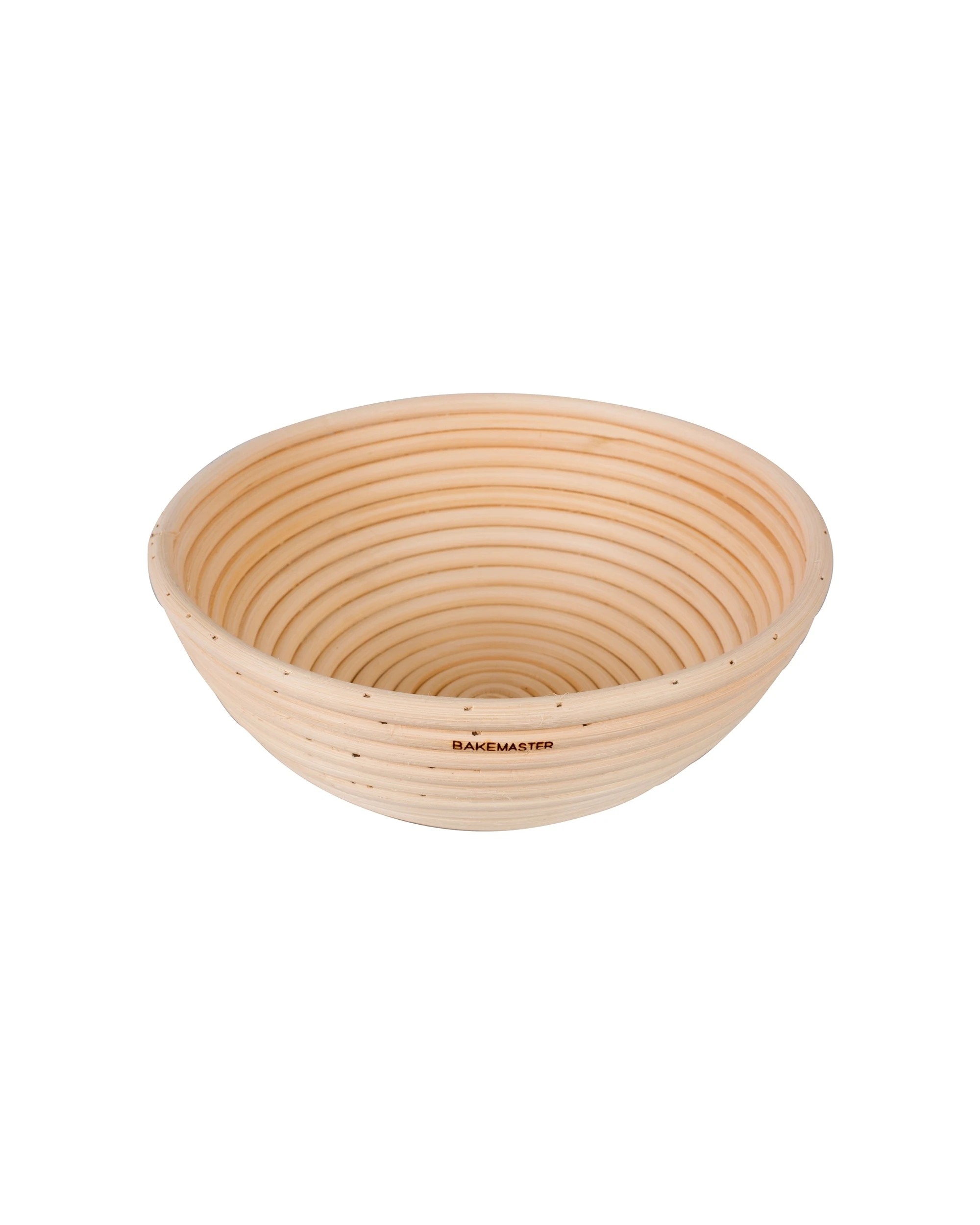 3 Bakemaster Round Proving Basket 22cm X 8.5cm Rattan Bread Proofing For Baking - Beige, 3 of 3
