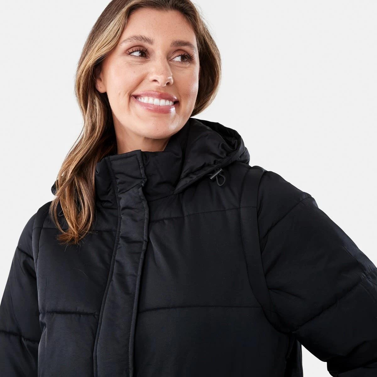 5 Hybrid Puffer Jacket Black, 5 of 8