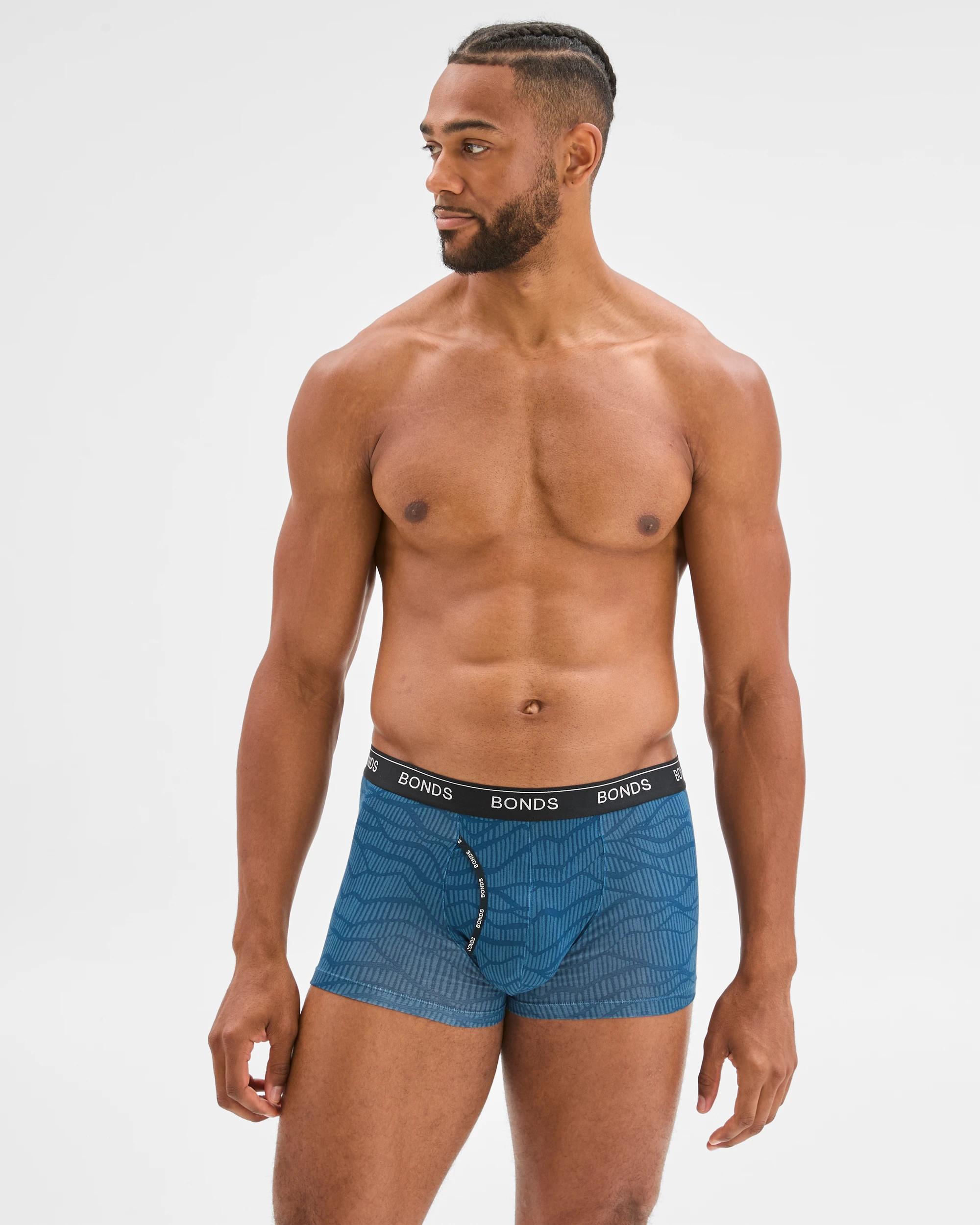 1 Bonds Men's Guyfront Trunk NATURAL PLAINS, 1 of 3