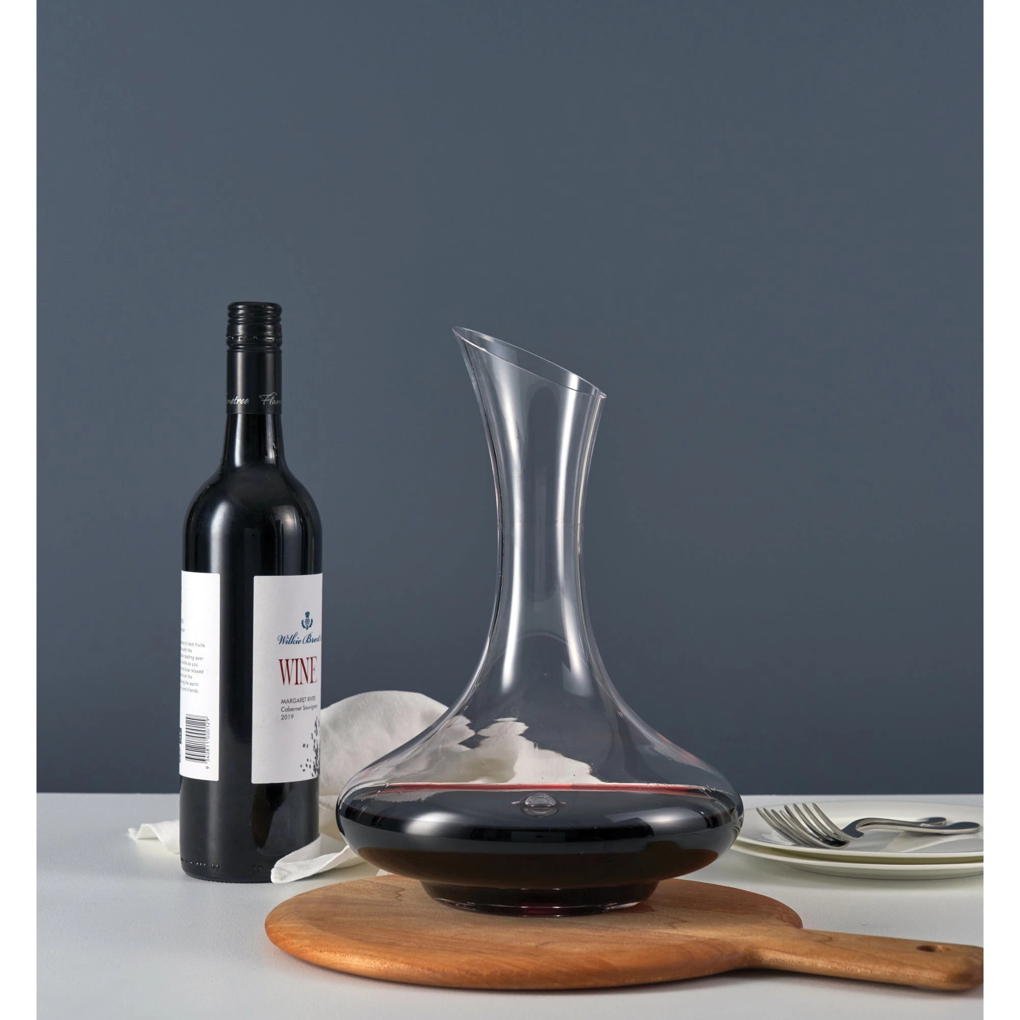 3 Wilkie Brothers Kinross 1.2L Glass Wine Decanter - Clear, 3 of 6