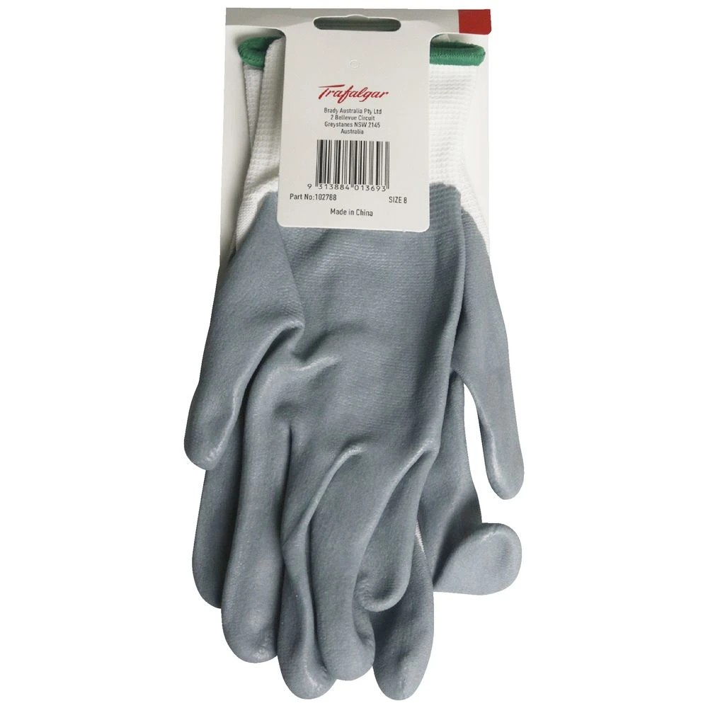 2 Trafalgar Foam Nitrile Gloves Size 8, 2 of 2