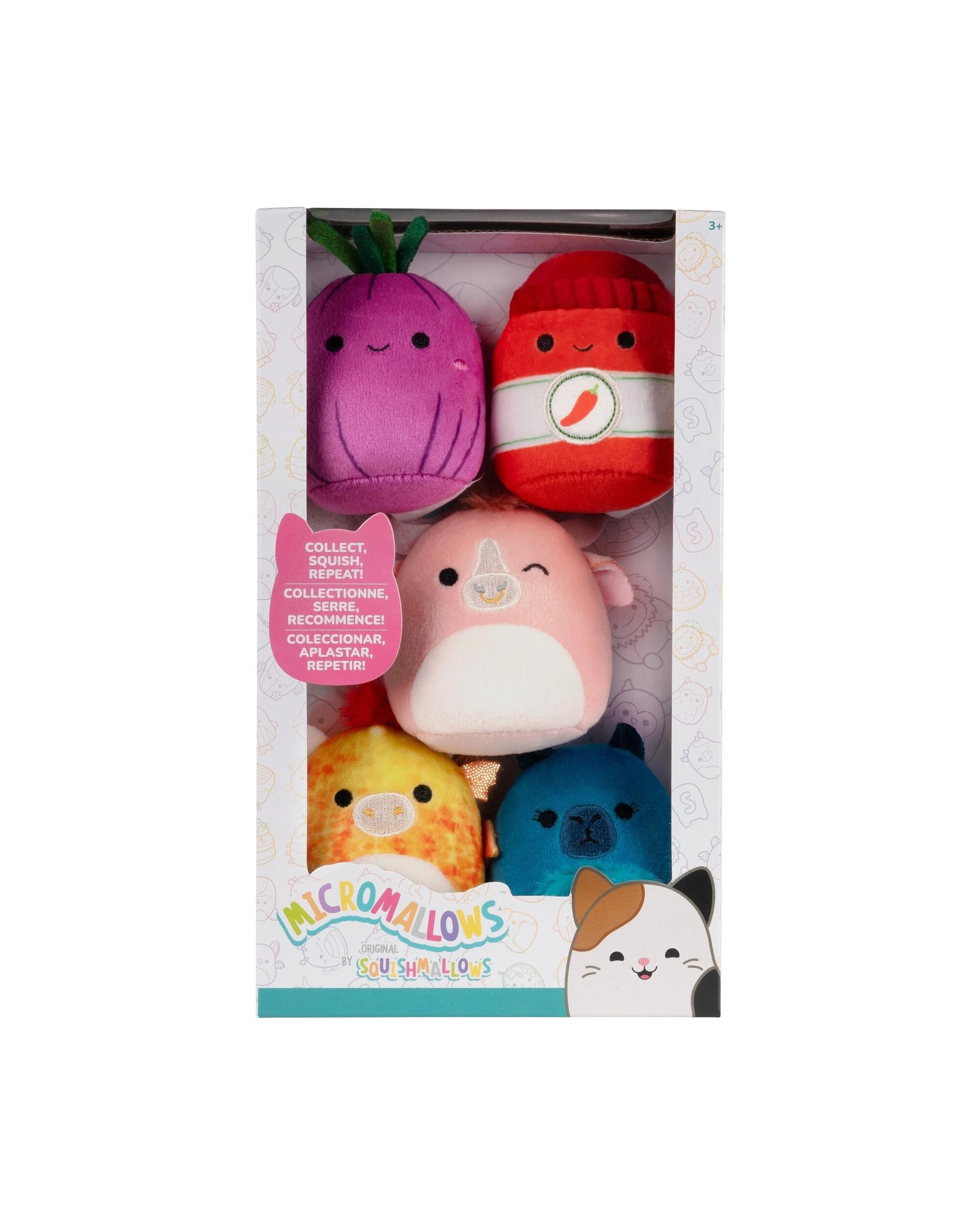 1 Squishmallows Micromallows 2.5 inch Plush 5 Pack - Dieric the Dragon, 1 of 8