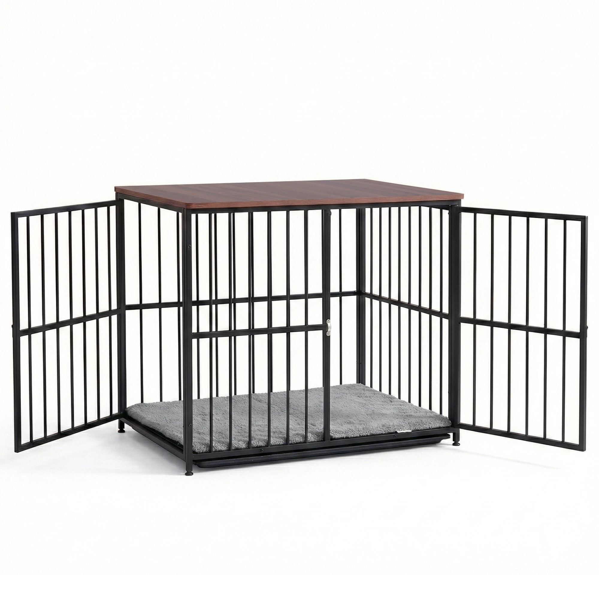 3 i.Pet Large Dog Crate Furniture 93cm Dog Cage Puppy Pet Wooden - Multi, 3 of 3