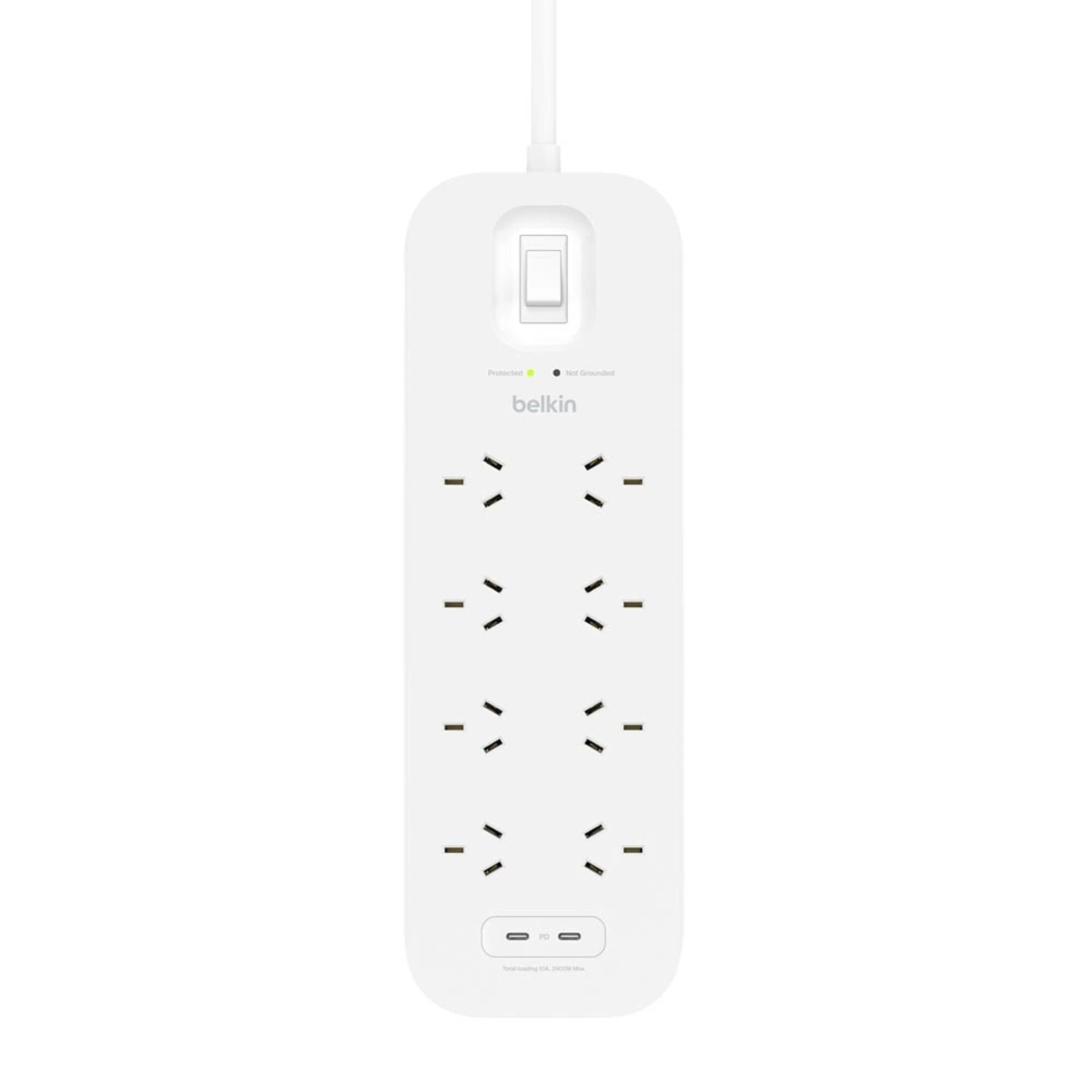 3 Belkin - Connect 8-Outlet 2 USB Surge Protector, 3 of 5
