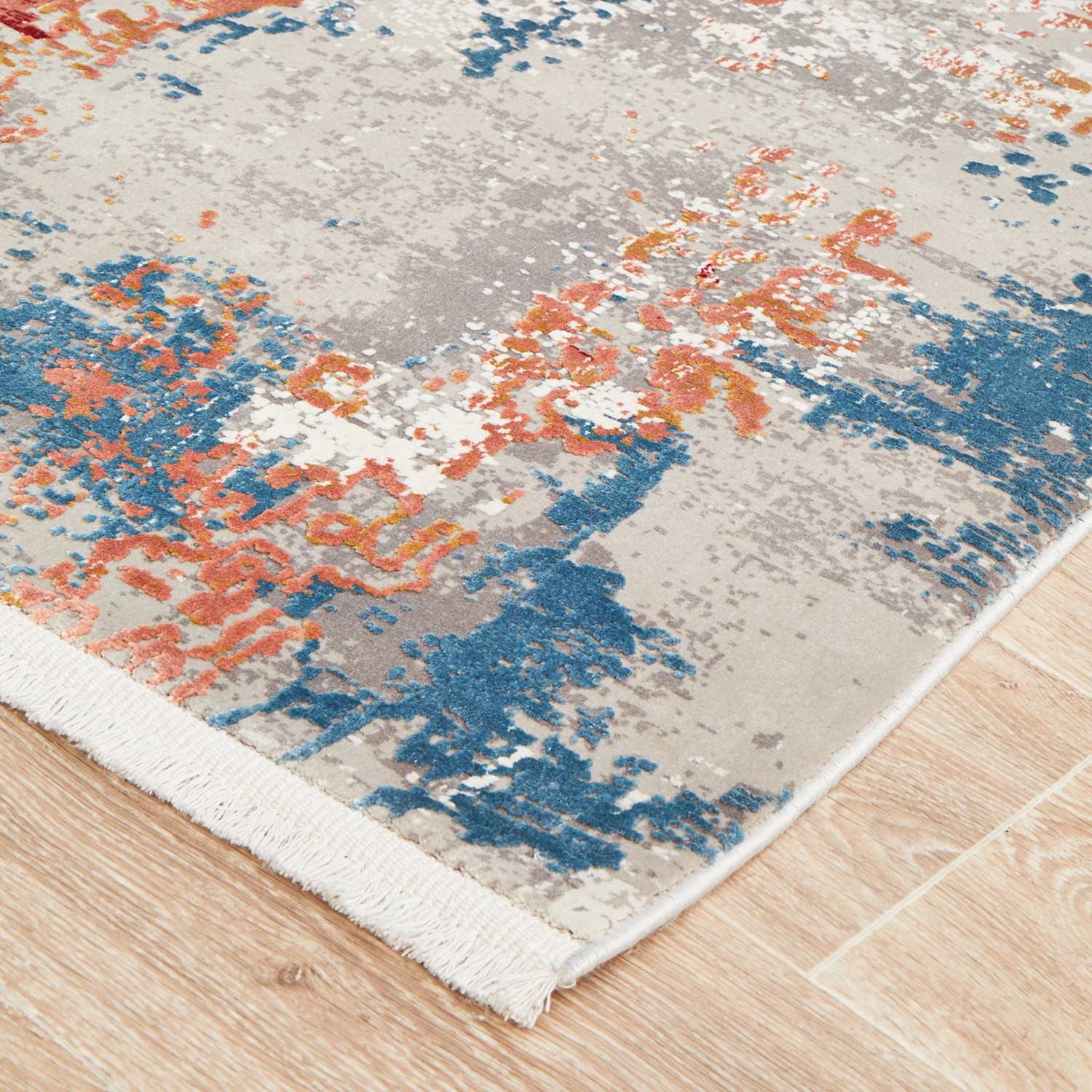 5 Common Ground Rugs Glimmers 107 290x200cm - Large Bamboo Silk Power Loomed Floor Rug - Multi, 5 of 9