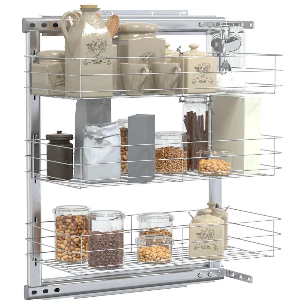 2 Vidaxl Wire Storage Basket, 2 of 8
