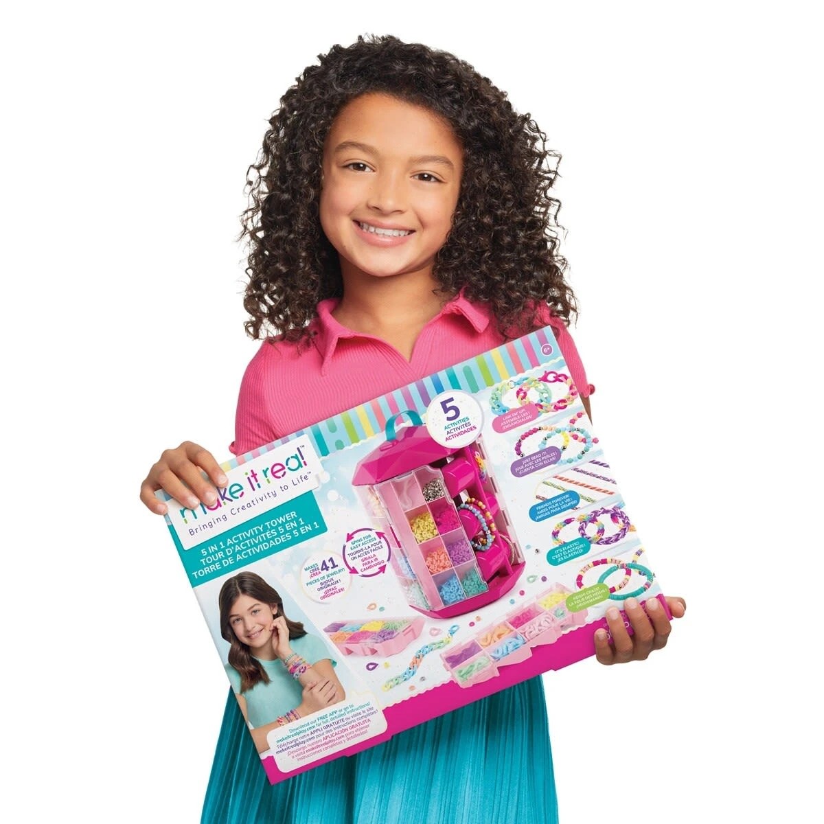 10 1600 Piece Make It Real 5-in-1 Activity Tower Playset, 10 of 10