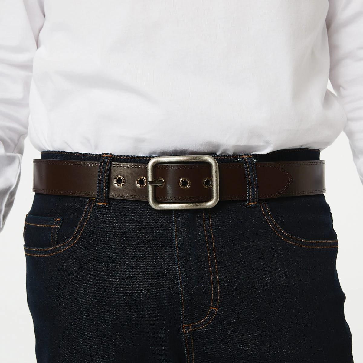 3 Workwear Heavy Duty Reversible Work Belt BLACK, 3 of 4