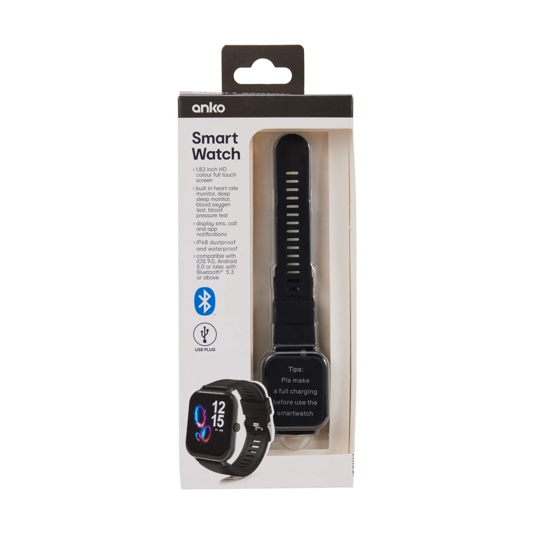 6 Smart Watch - Black, 6 of 6
