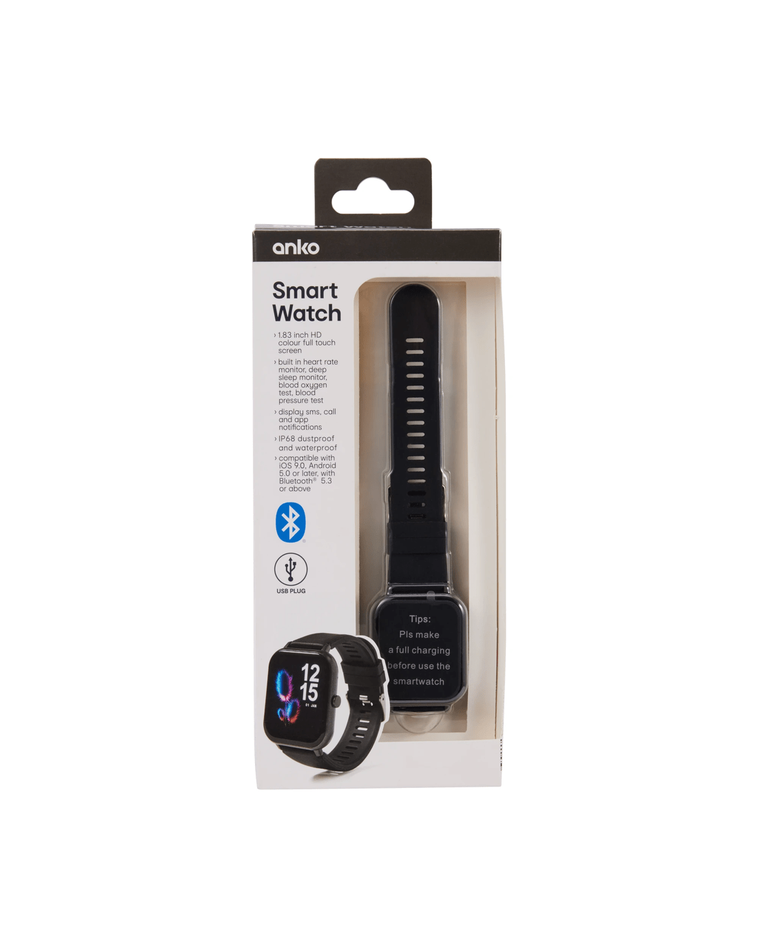 6 Smart Watch - Black, 6 of 6