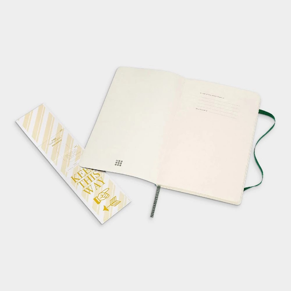 8 Moleskine Classic Soft Cover Ruled Notebook Myrtle Green, 8 of 9