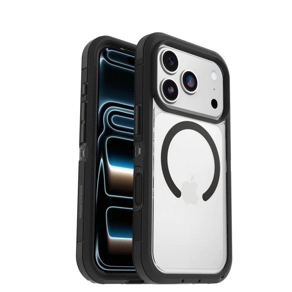3 OtterBox Defender Pro XT Case iPhone 18 Pro Clear/Black, 3 of 5
