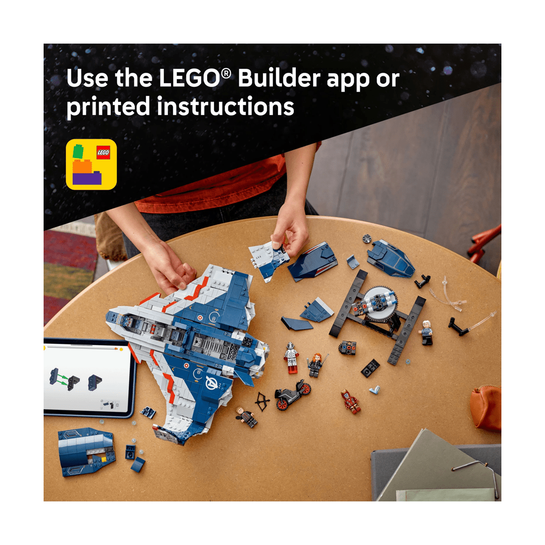 7 LEGO Marvel Super Heroes Avengers: Age of Ultron Quinjet 76325, 7 of 10