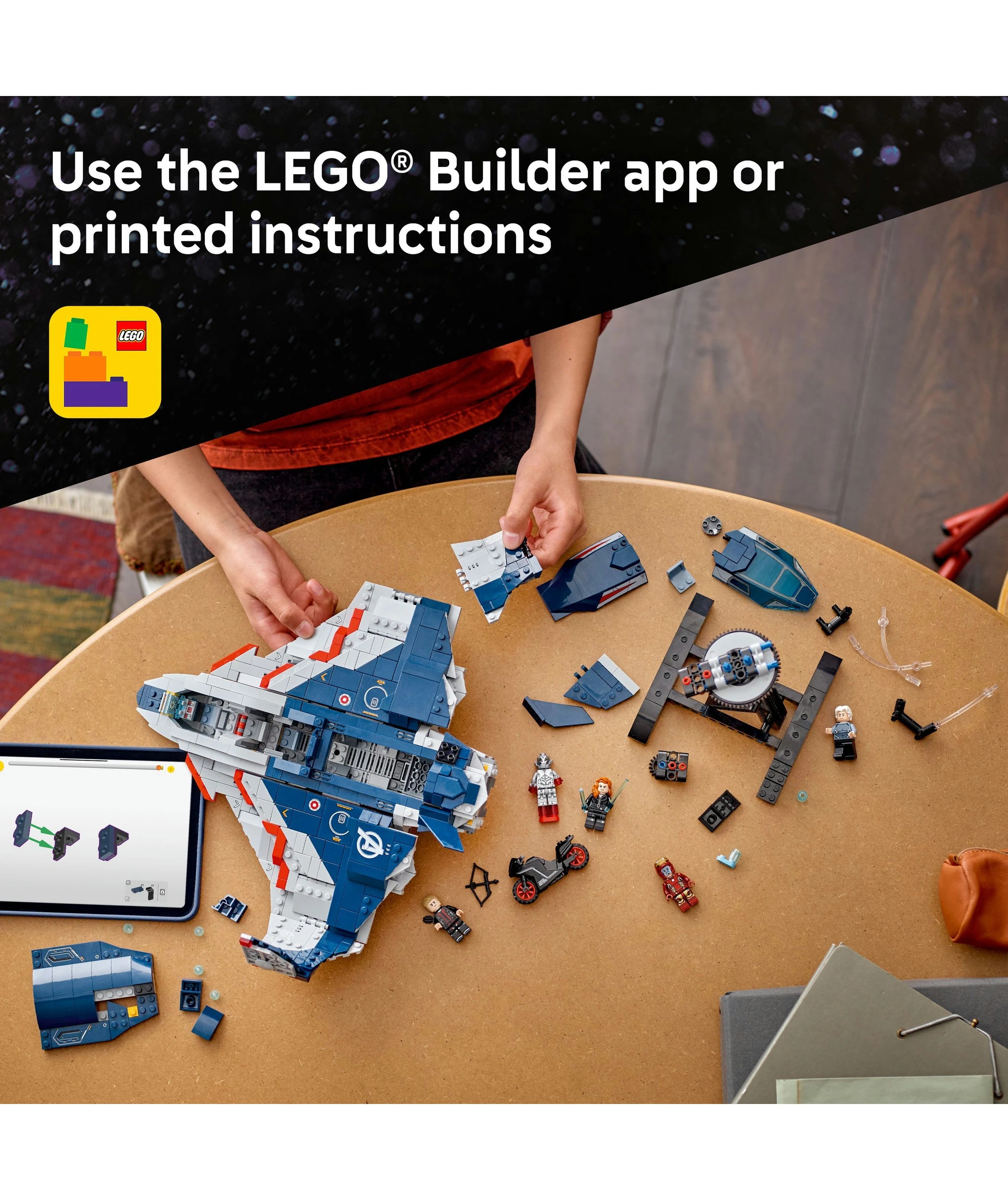 7 LEGO Marvel Super Heroes Avengers: Age of Ultron Quinjet 76325, 7 of 10