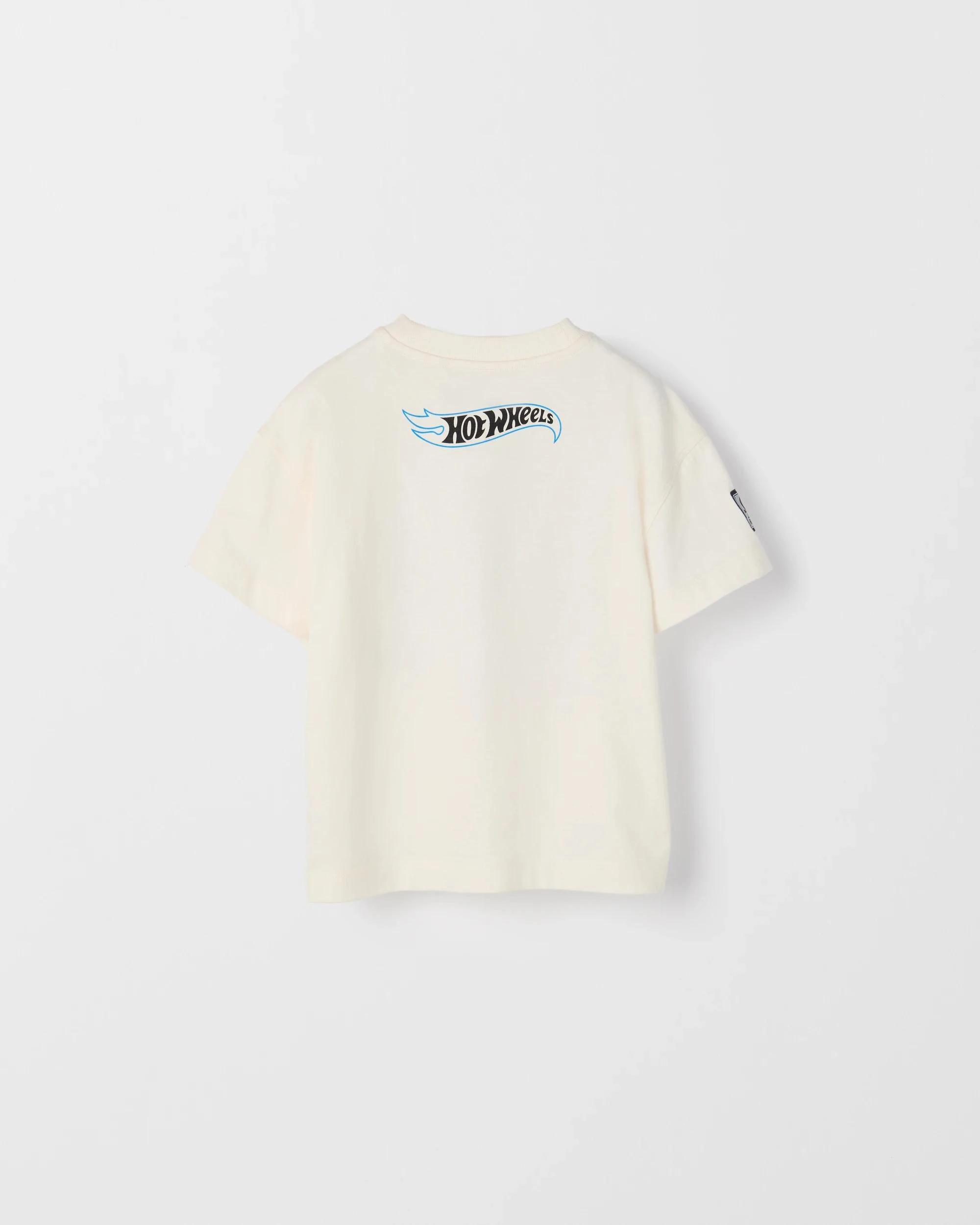 3 Hot Wheels License Australian Cotton T-Shirt CREAM, 3 of 3