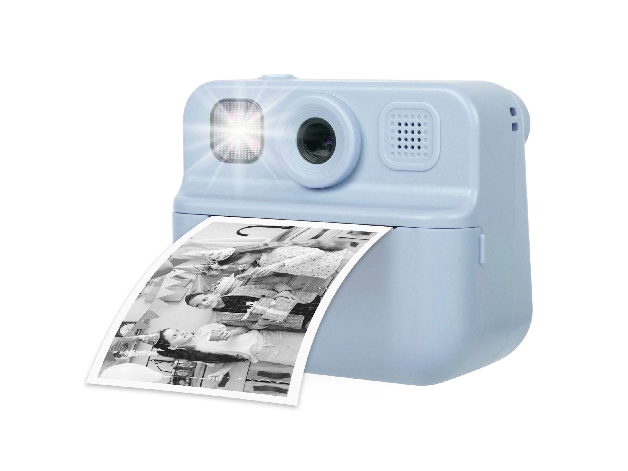 1 Lenoxx Kids 48MP Instant Print Camera with Dual Lens and 1080P HD Video, Blue, 1 of 3