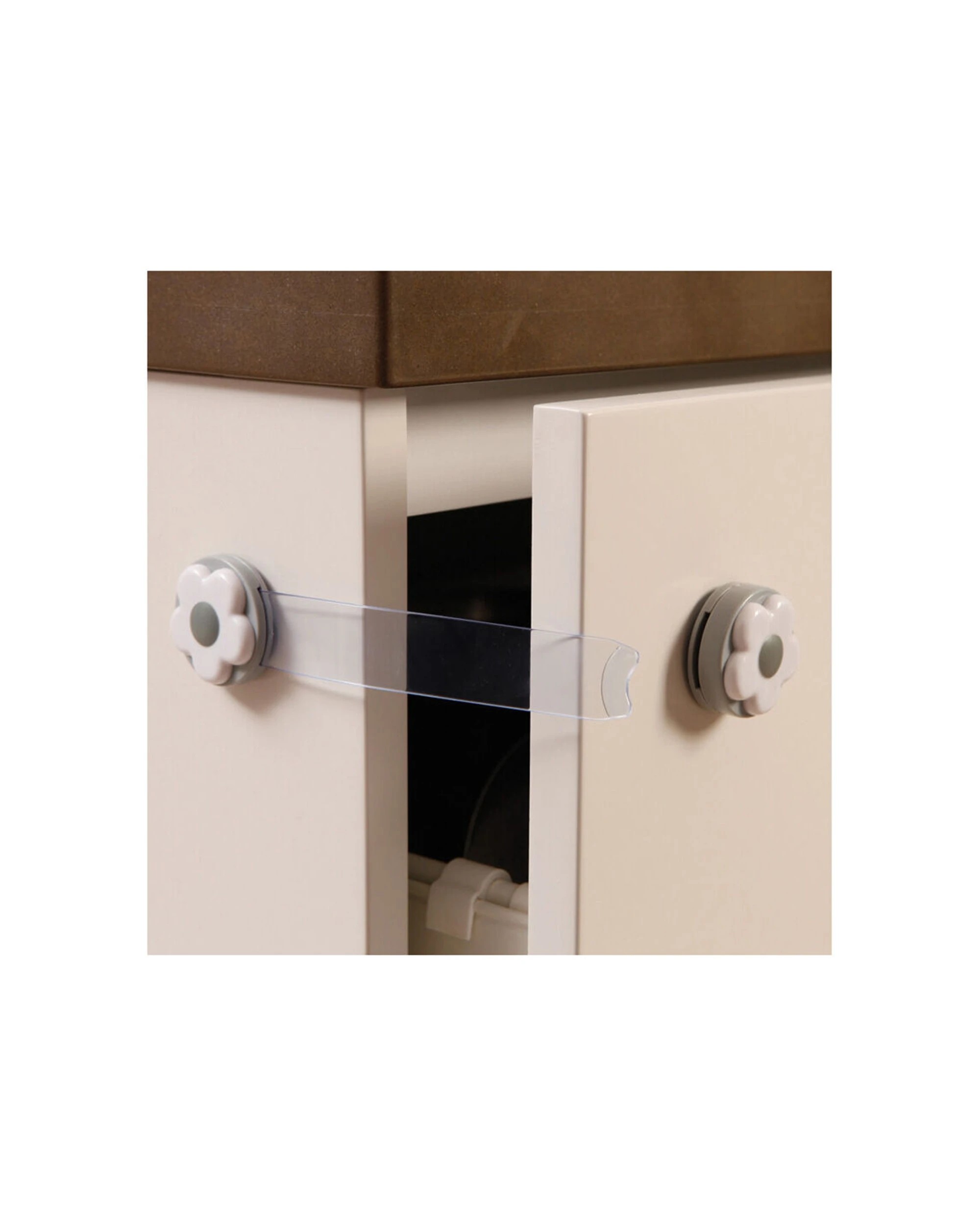 3 Dreambaby General Purpose Latch Child Cupboard Cabinet Lock - Plain, 3 of 5
