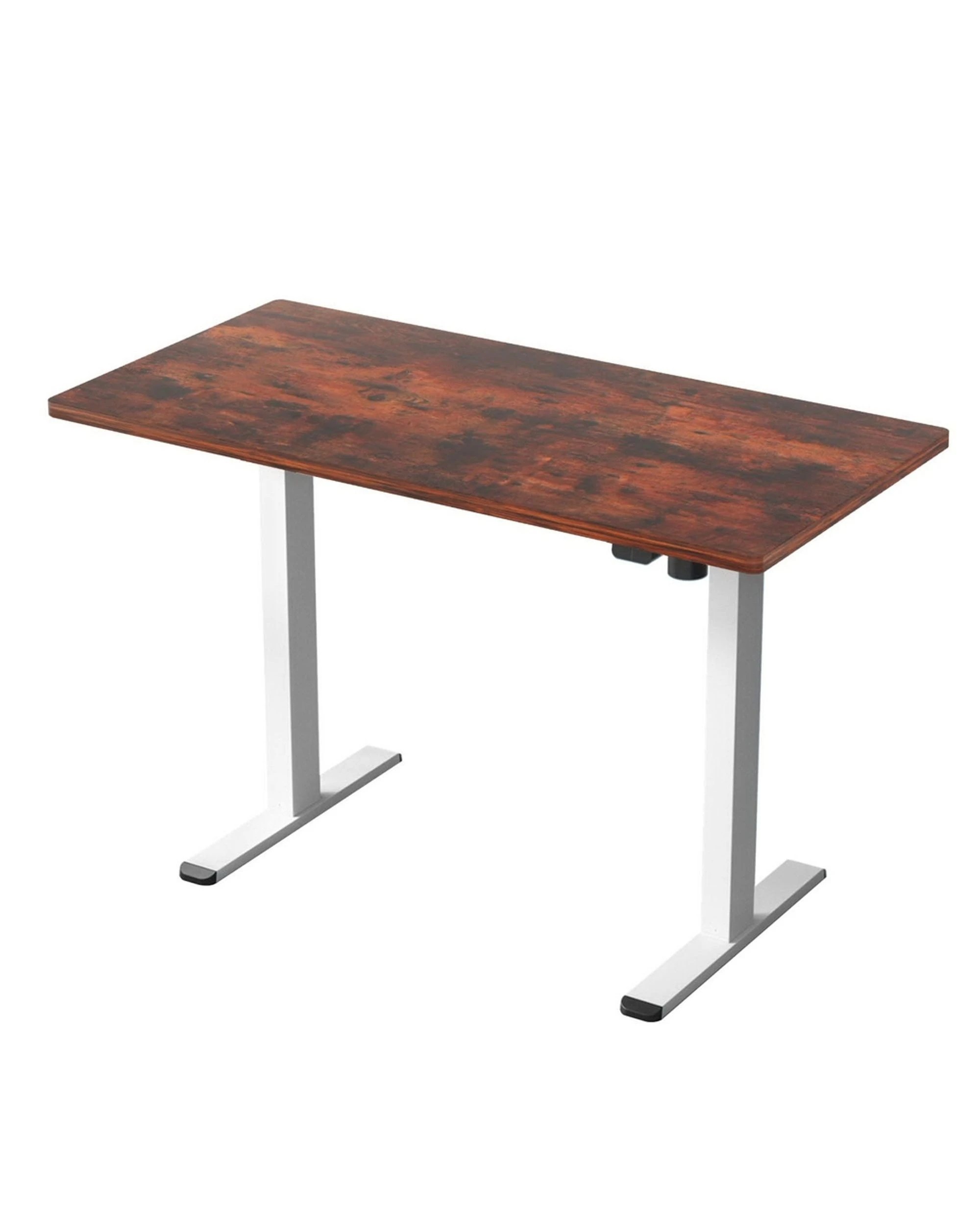 1 Artiss Standing Desk Motorised Sit Stand Desks Rustic  120CM - Brown, 1 of 7