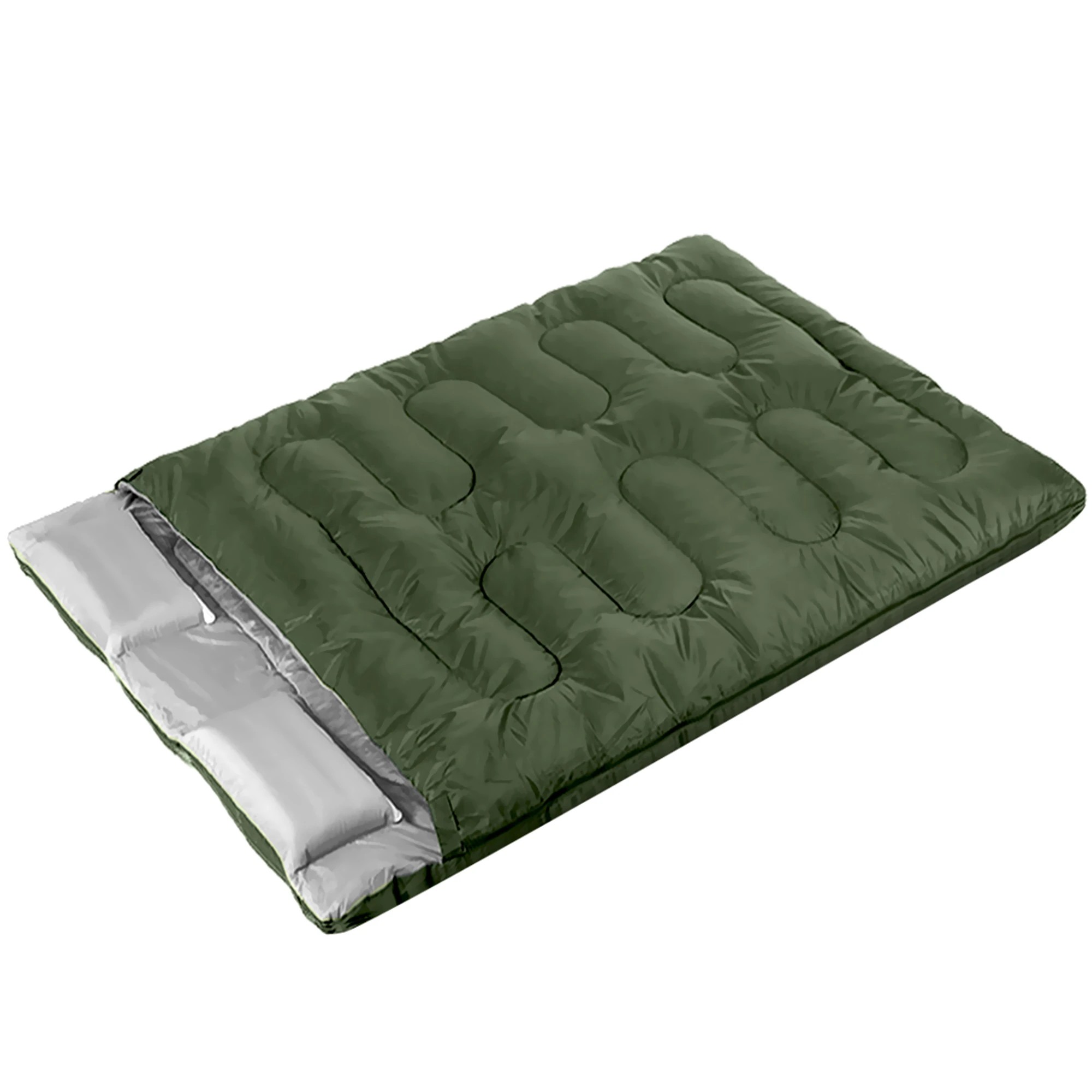 1 Mountview Sleeping Bag Double Bags Outdoor Camping Thermal 0℃-18℃ Hiking Tent, 1 of 6