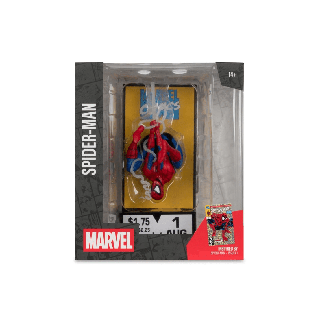 6 McFarlane Toys Marvel Collection Spider-Man #1 Spider-Man 1:10 Scale Figure, 6 of 8