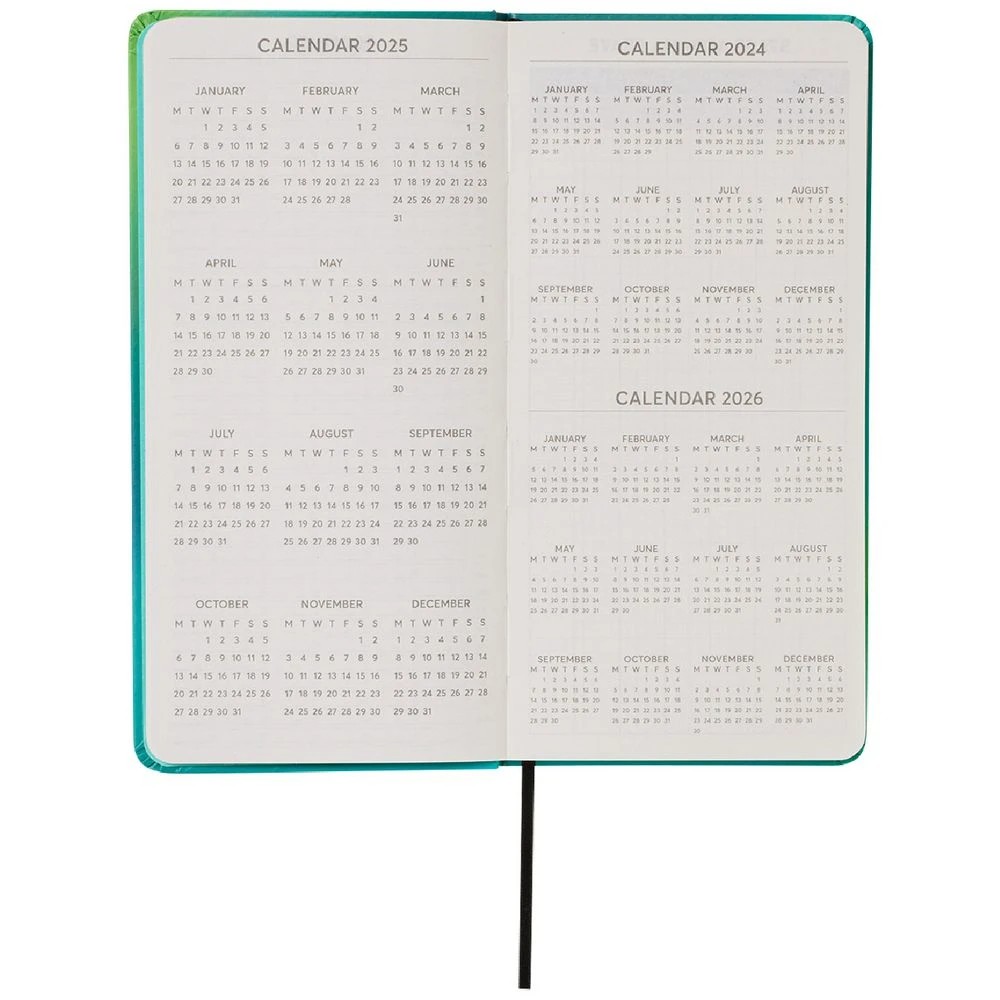 5 J.Burrows Slim Week to View Undated Diary Gradient, 5 of 8