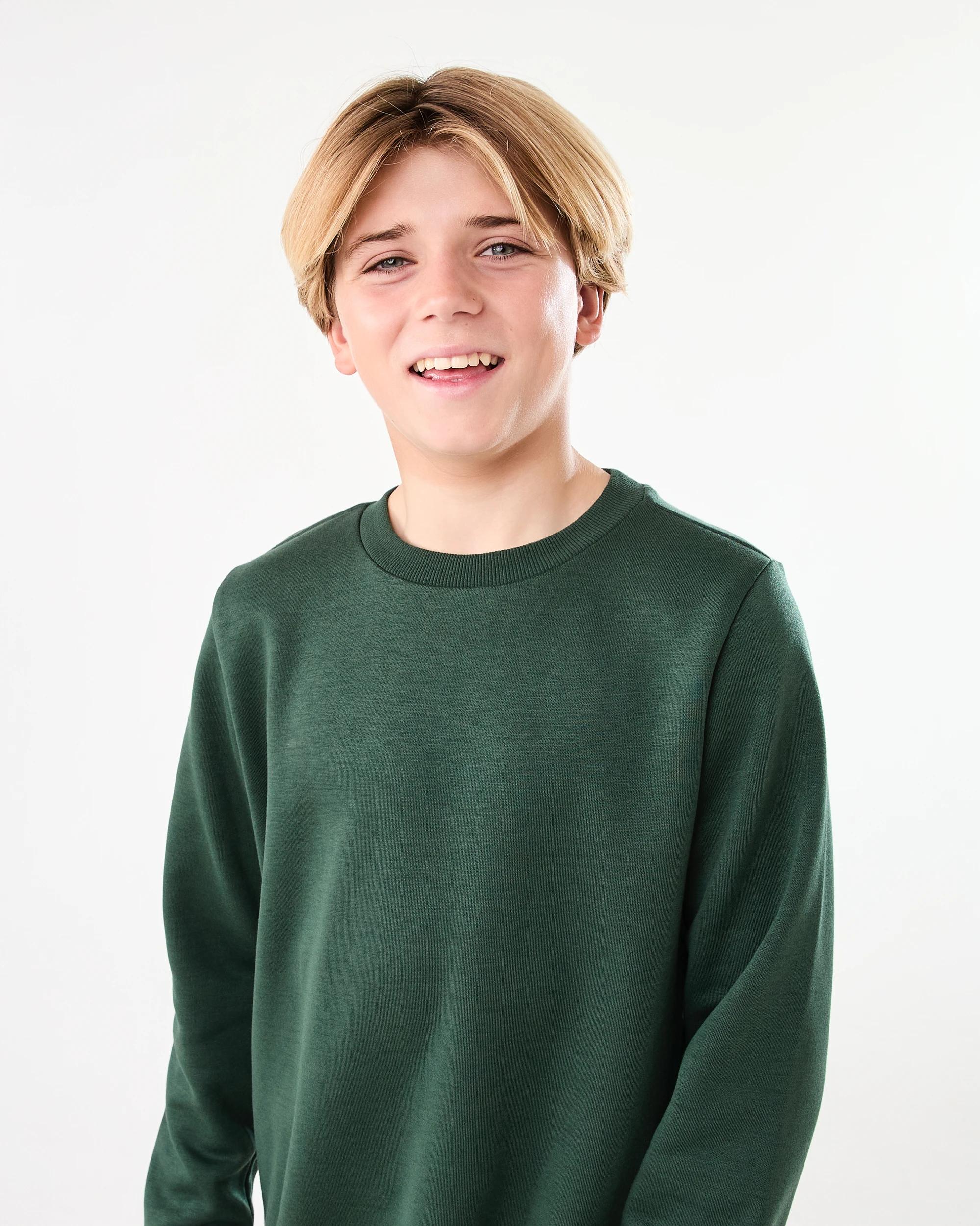 3 Basic Crew Sweatshirt Sycamore, 3 of 7