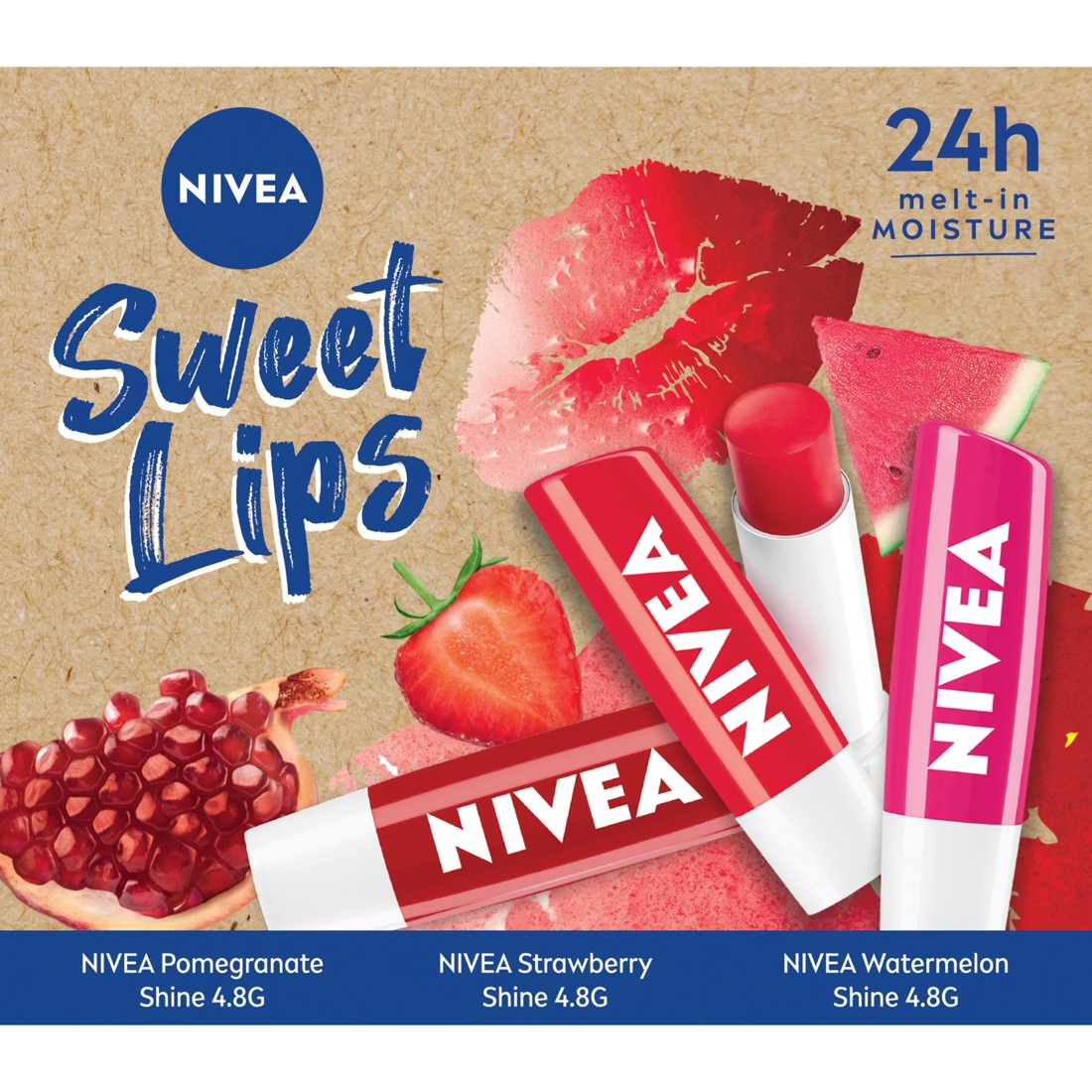 2 Nivea Sweet Lips Gift Pack, 2 of 6