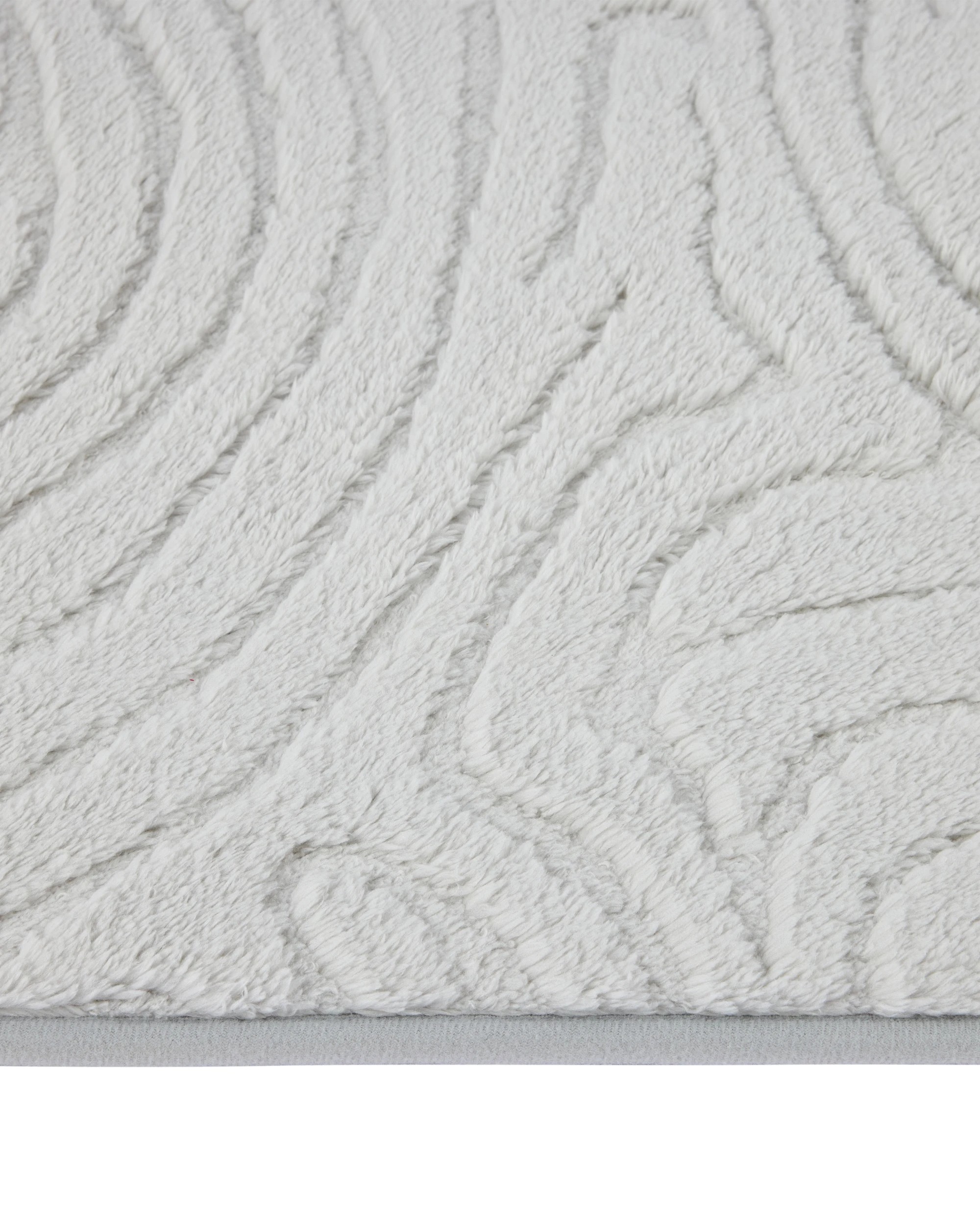 3 Memory Foam Bath Mat - Grey Wave, 3 of 5