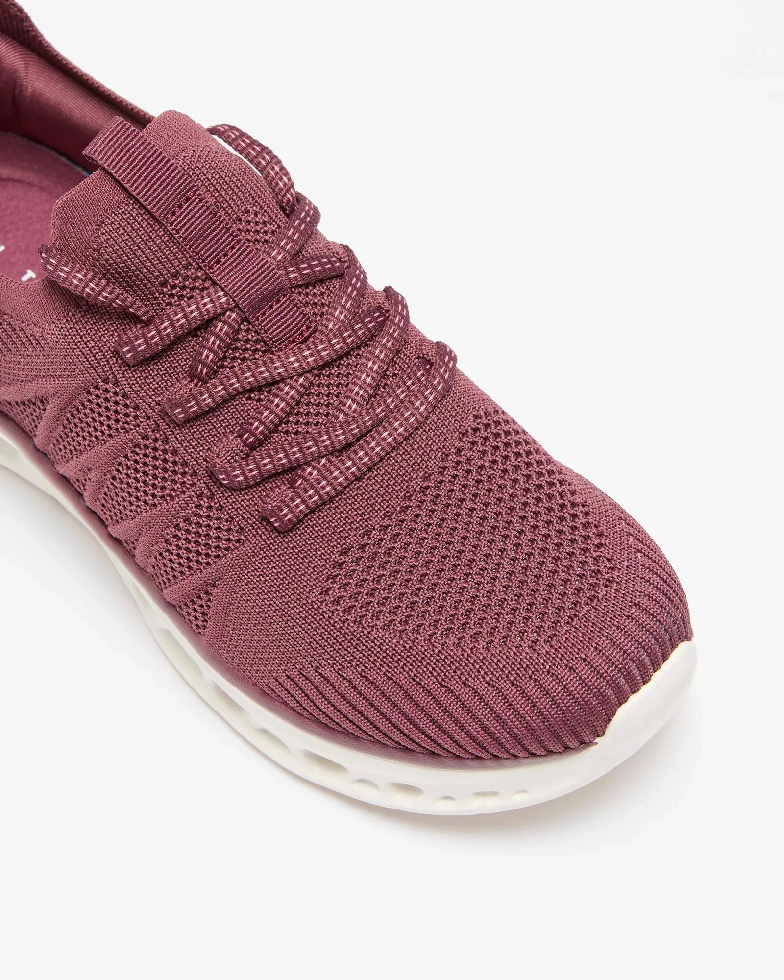 2 Target Woman Womens Active Comfort Slip On Runner BURGUNDY, 2 of 3