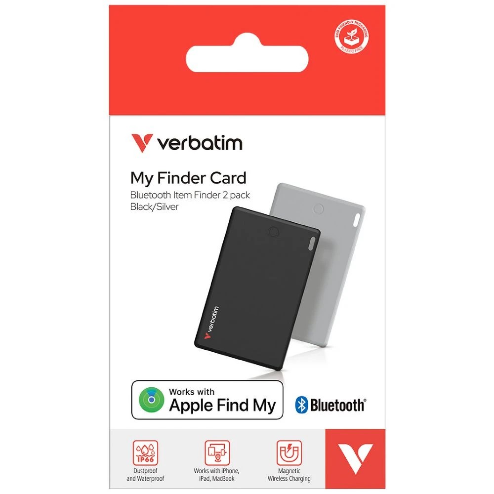 3 Verbatim My Finder Card Bluetooth Tracker 2 Pack, 3 of 3
