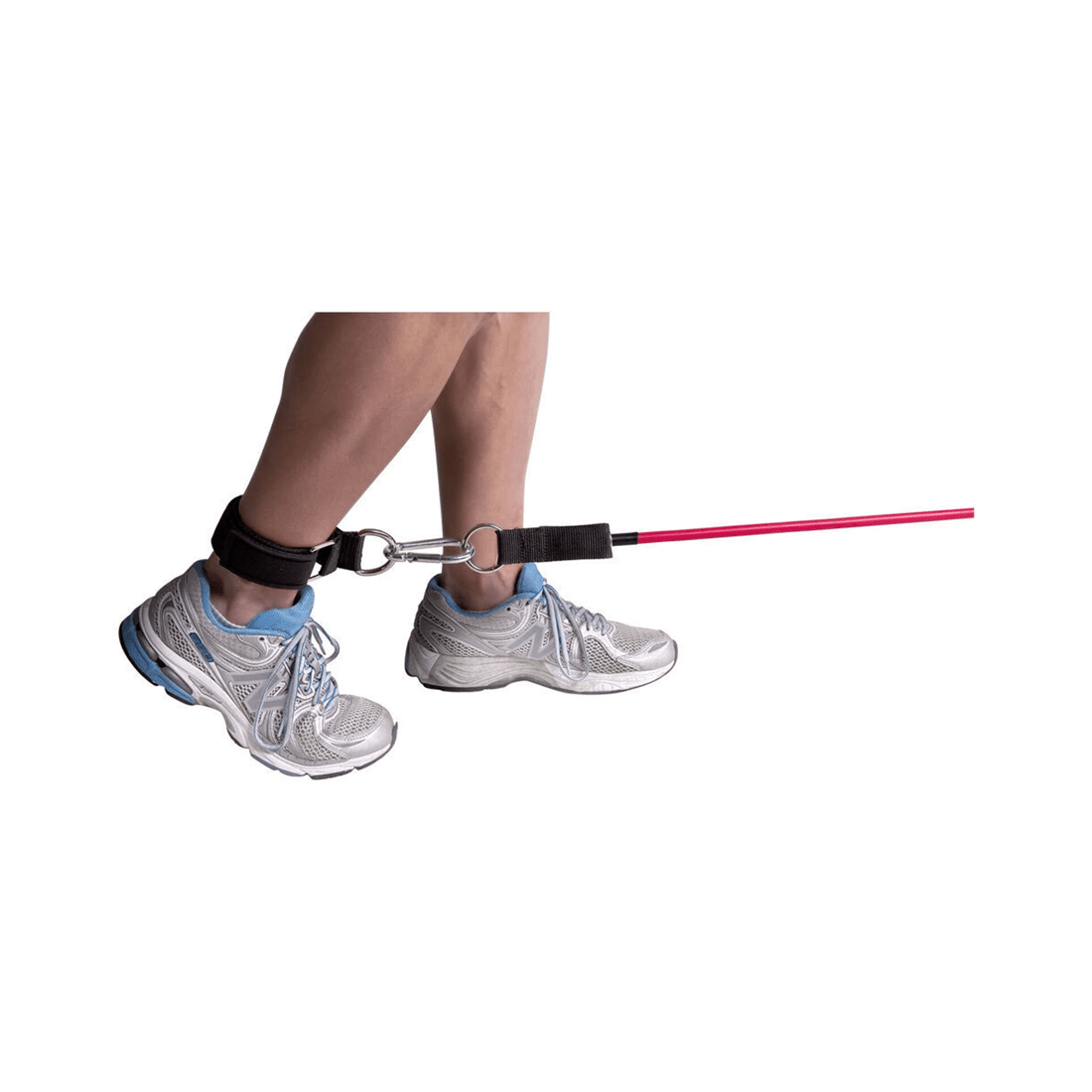 4 GOFIT Padded Ankle Strap 4 Pack For Power Tubes And Super Bands Adjustable - Black, 4 of 4