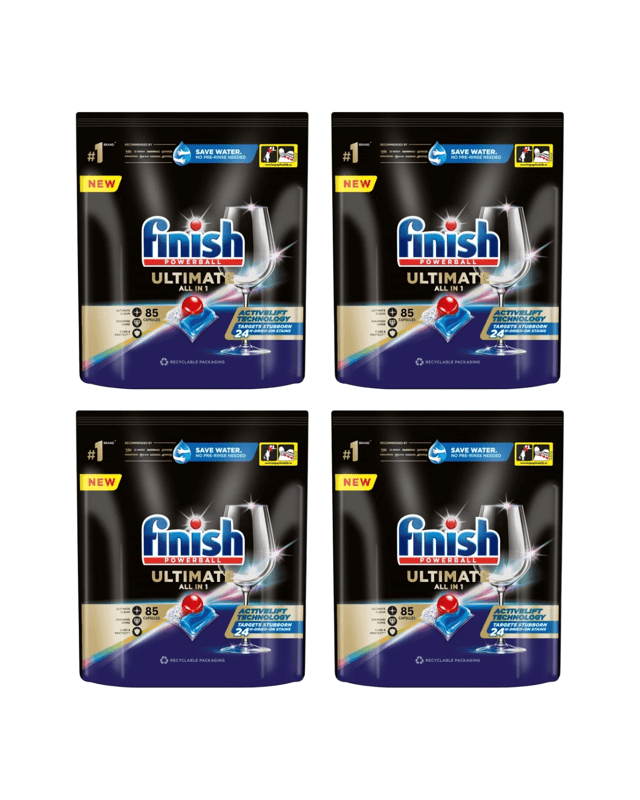 Finish Ultimate All In One Dishwasher Tablets Regular 85