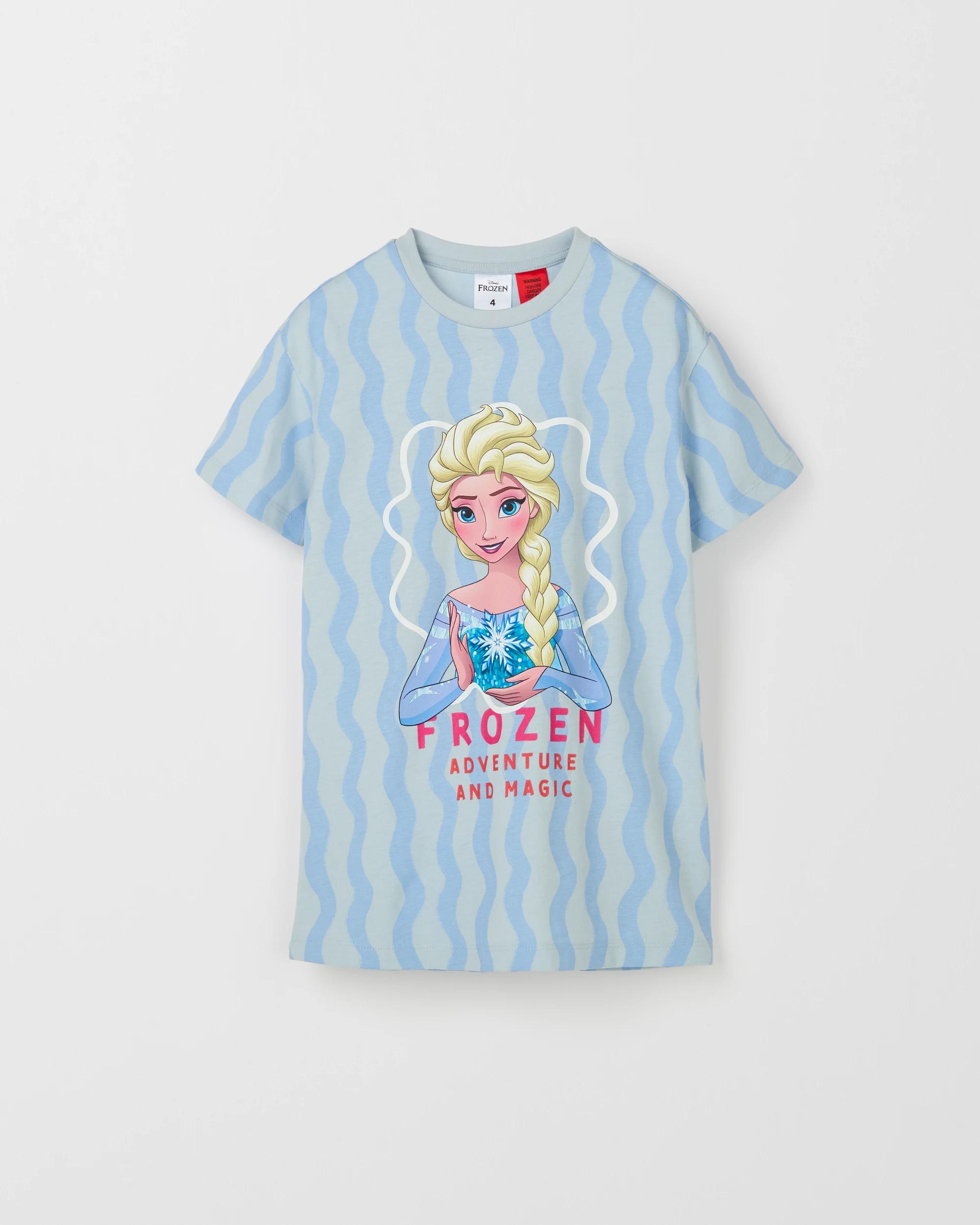 5 Disney Younger Girls Short Sleeve Oversized Nightie FROZEN, 5 of 7
