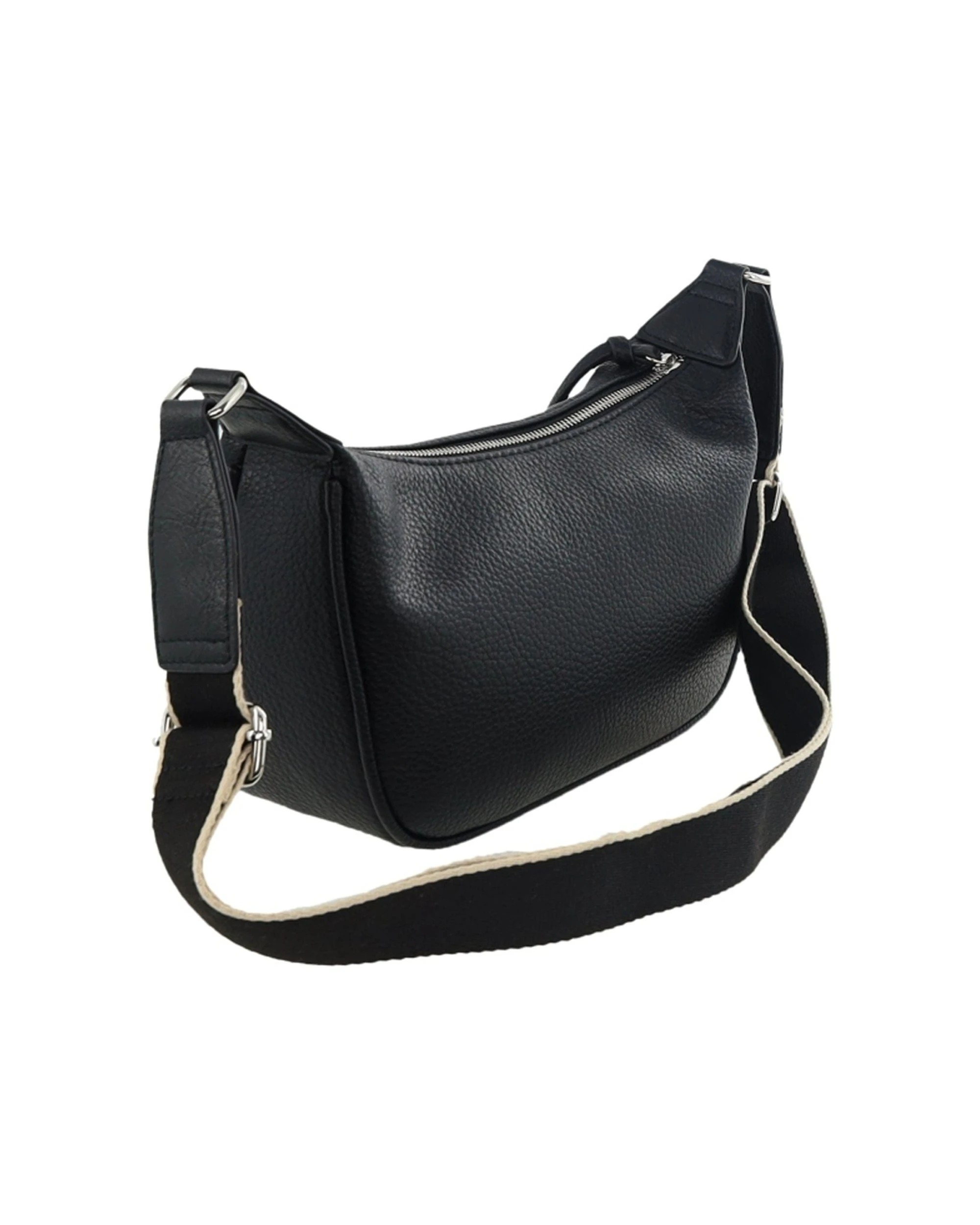 3 Milleni Women's Handbag Vegan Leather Fashion Everyday Crossbody Bag - Black, 3 of 5