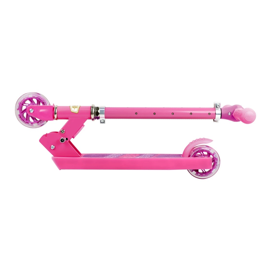 7 858 Light Up Folding Scooter - Pink, 7 of 10