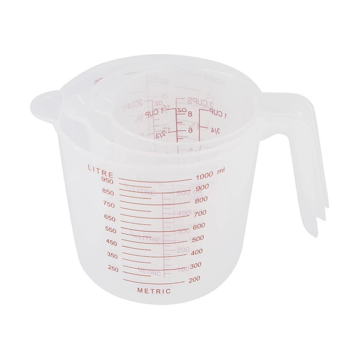 1 Set of 3 Measuring Jugs, 1 of 9