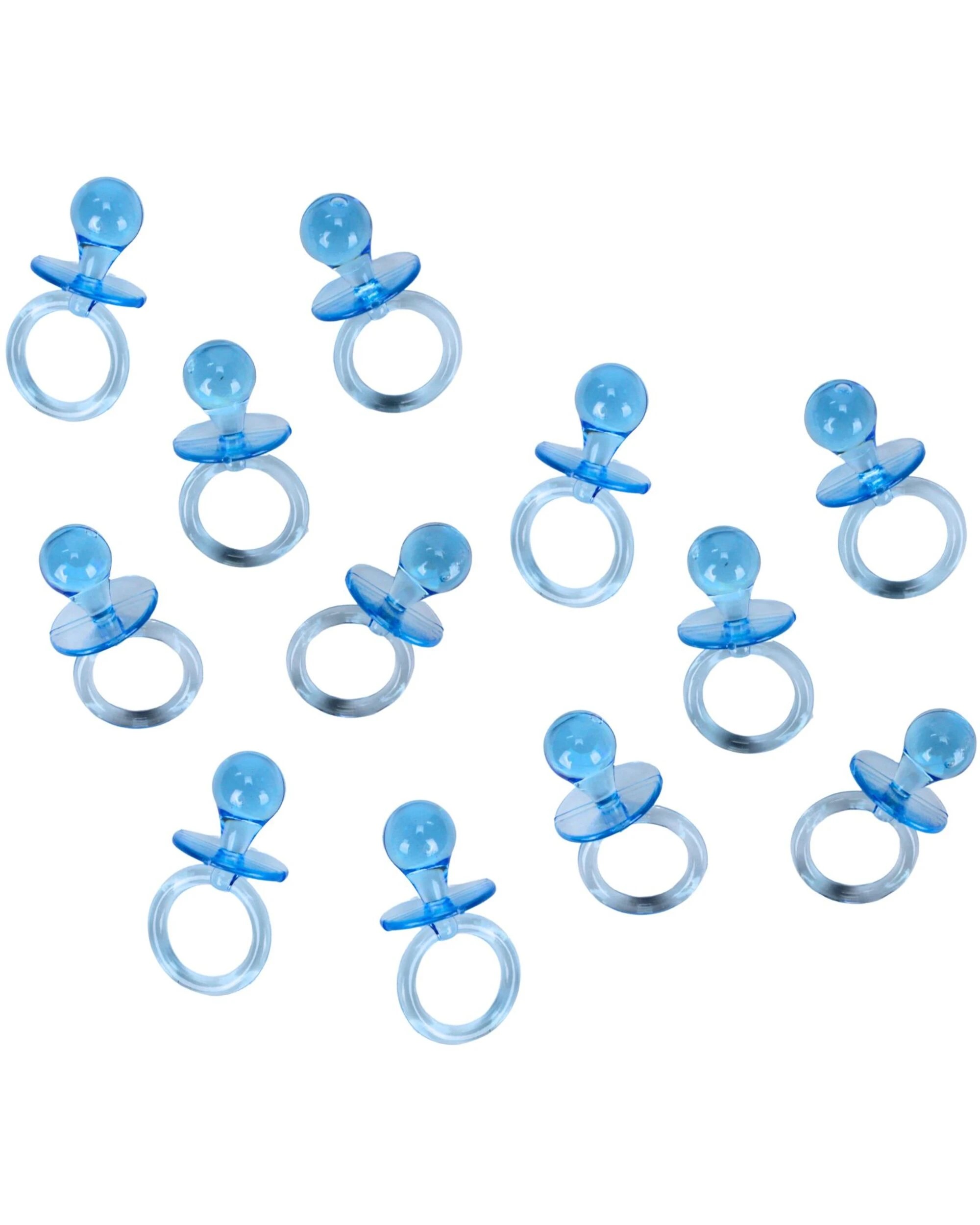 1 Partyrama Decorative Dummies Pack of 12 - Blue, 1 of 2