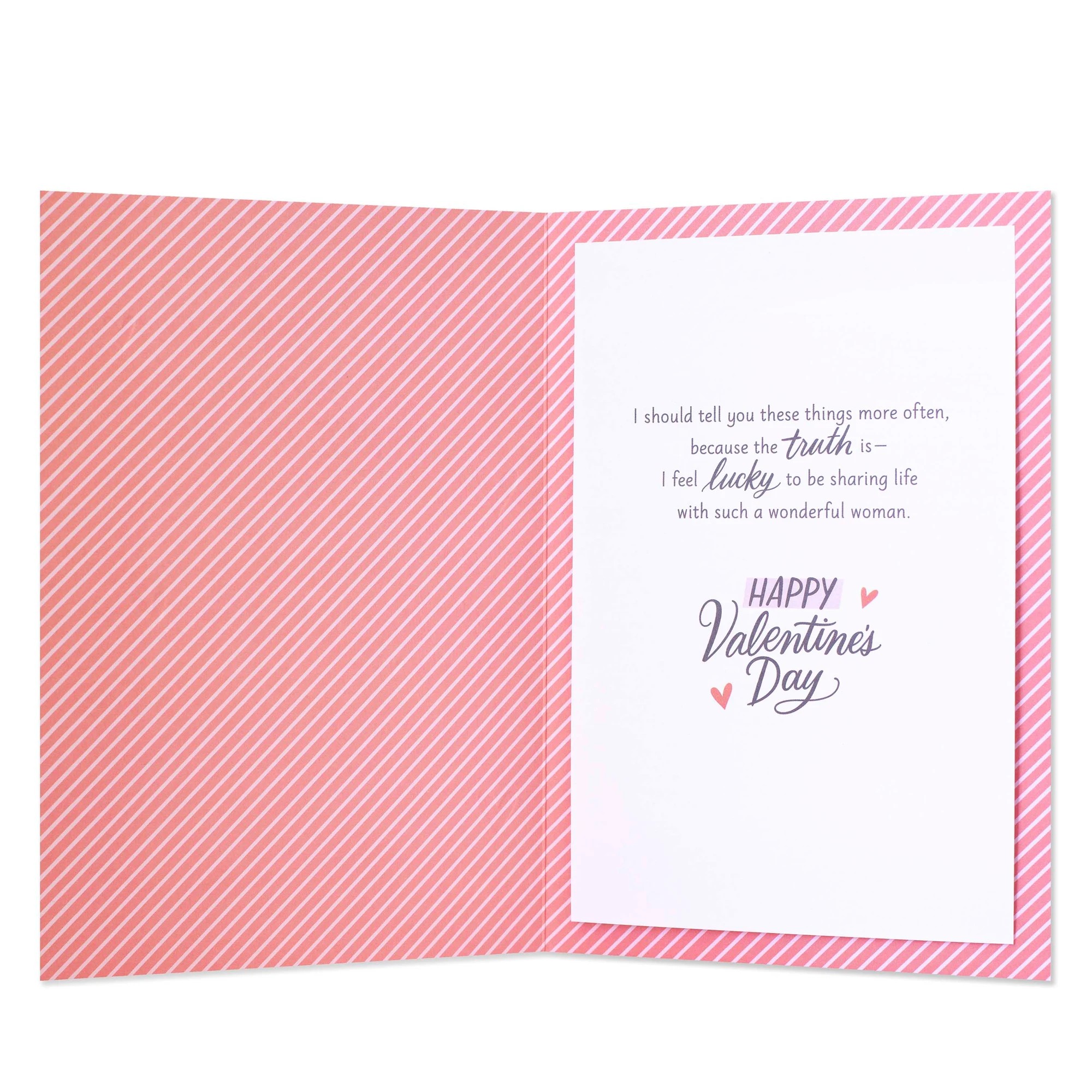 2 Hallmark Valentine's Day Wife Card - My Wife You're The One For Me…, 2 of 3