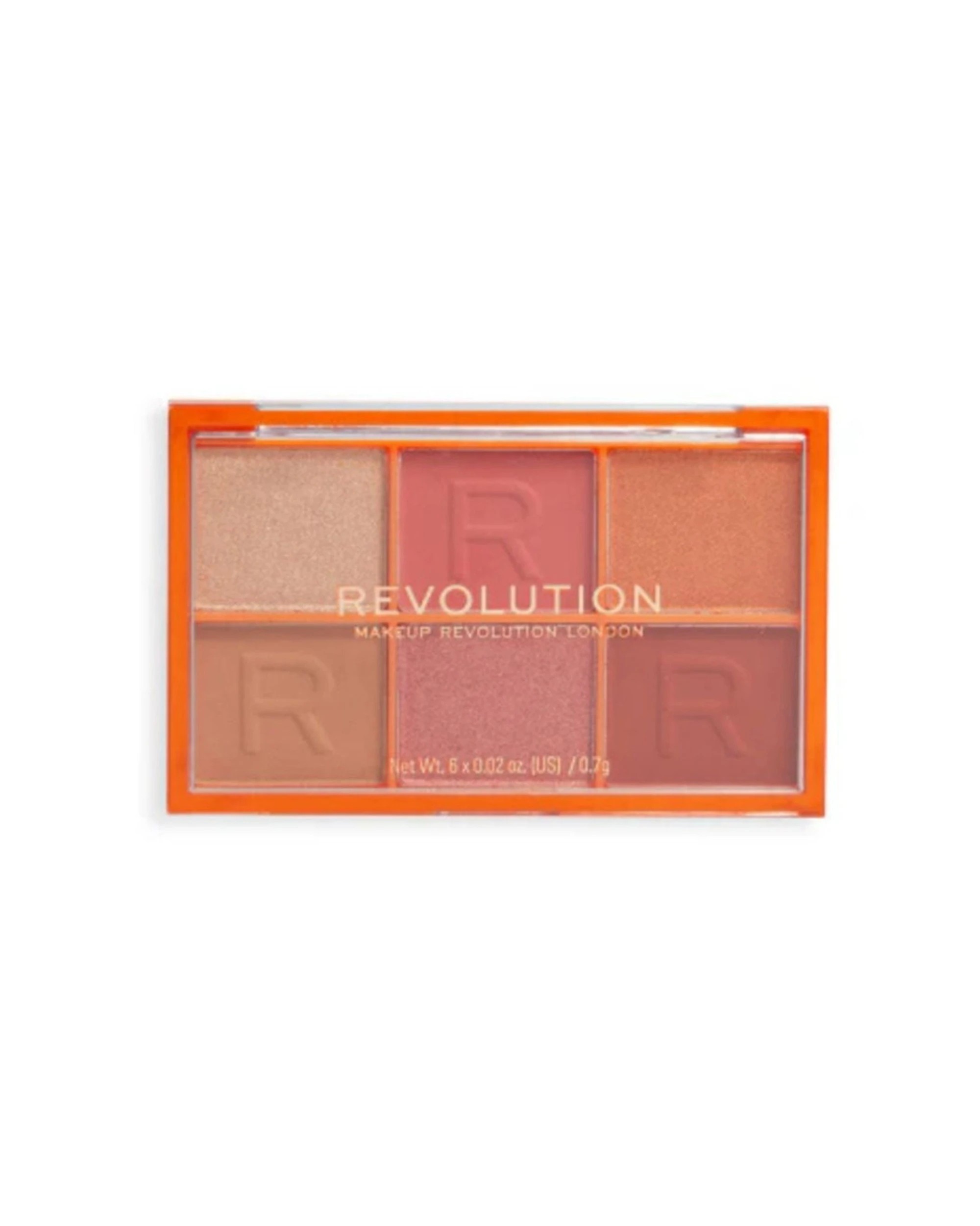 1 Revolution Beauty Mini Colour Reloaded Eye Shadow Palette I See You Orange, 1 of 1