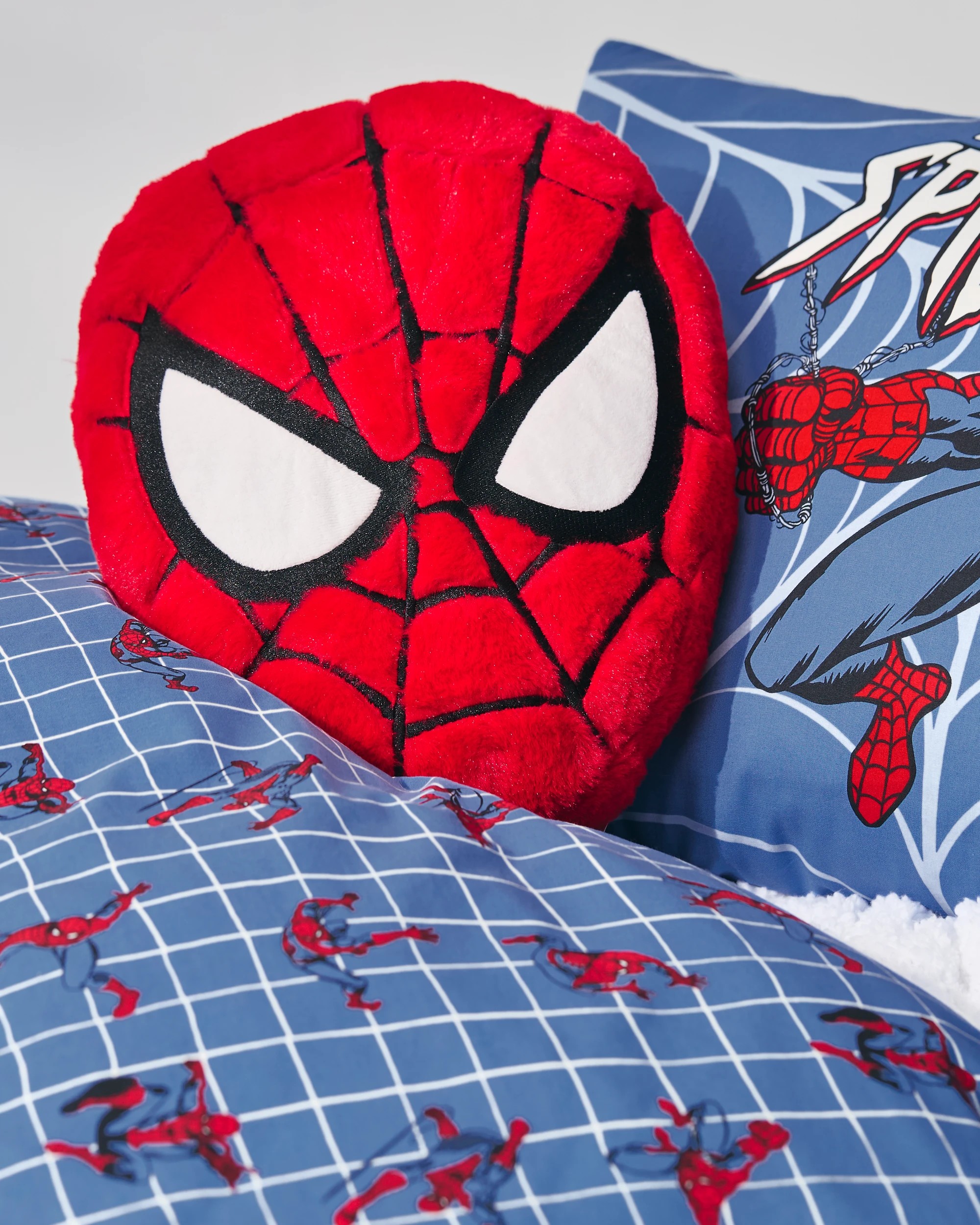 8 Disney Marvel The Amazing Spider-Man Reverse Quilt Cover Set - Double Bed - Blue, 8 of 10