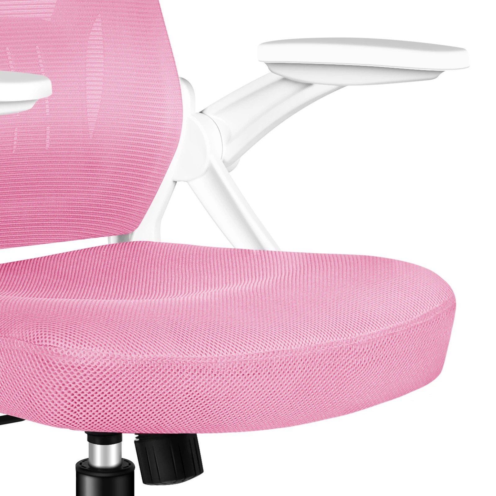 8 Alfordson Mesh Office Chair Executive Fabric Seat Tilt Gaming Racing Computer - Pink, 8 of 10
