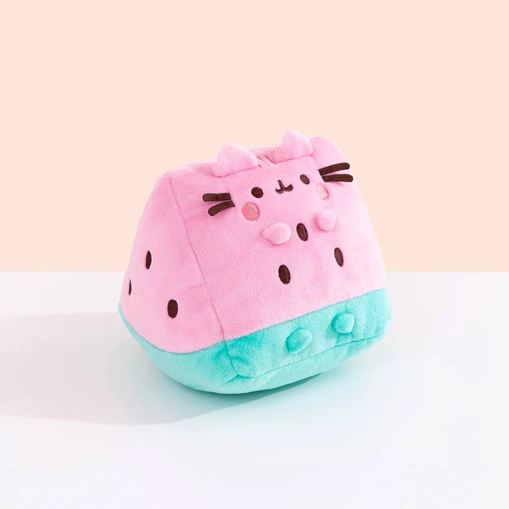6 Pusheen - Fruits Watermelon Wedge, Fruit-Inspired Plush, Soft Toy,, 15cm Height - Pink, 6 of 10