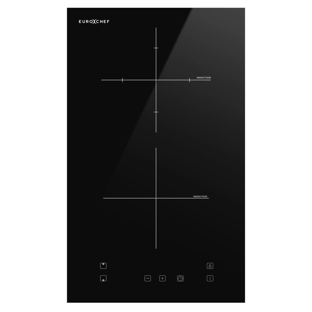 1 EuroChef 2 Zone Induction Cooktop - Black, 1 of 1