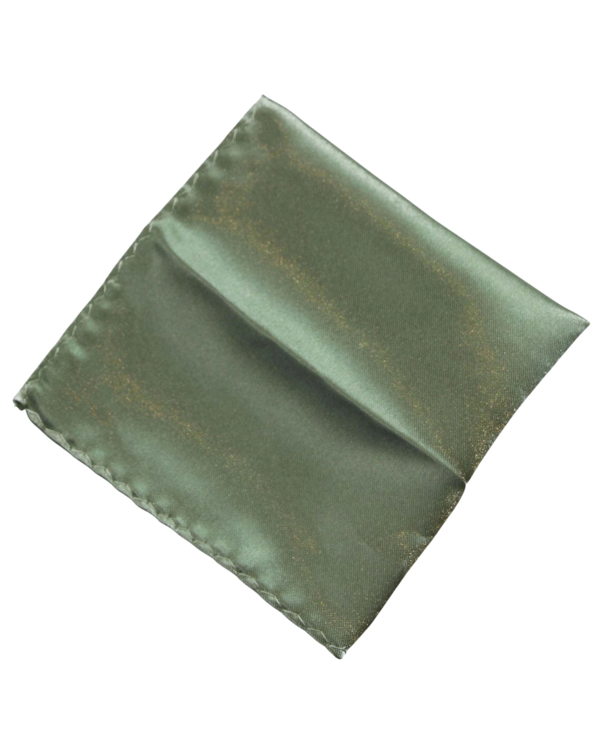 1 Zasel Mens Pocket Square - Green, 1 of 3