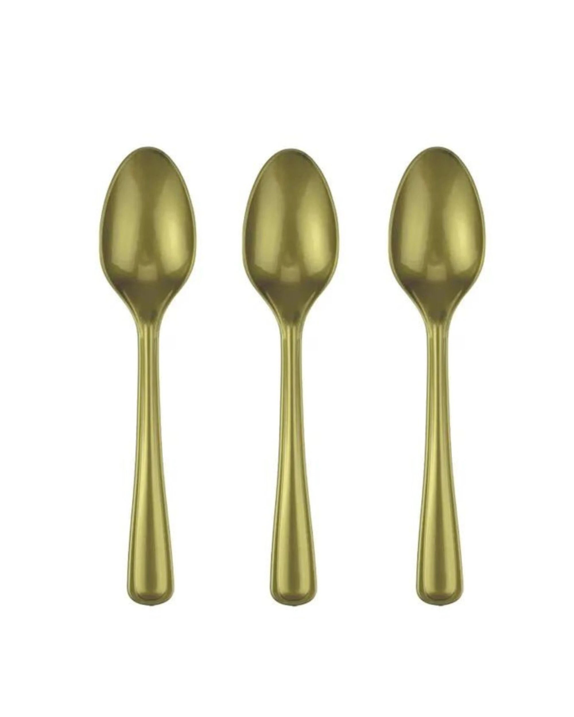 1 Alpen Reusable Spoons Pack of 20 - Gold - Gold, 1 of 3