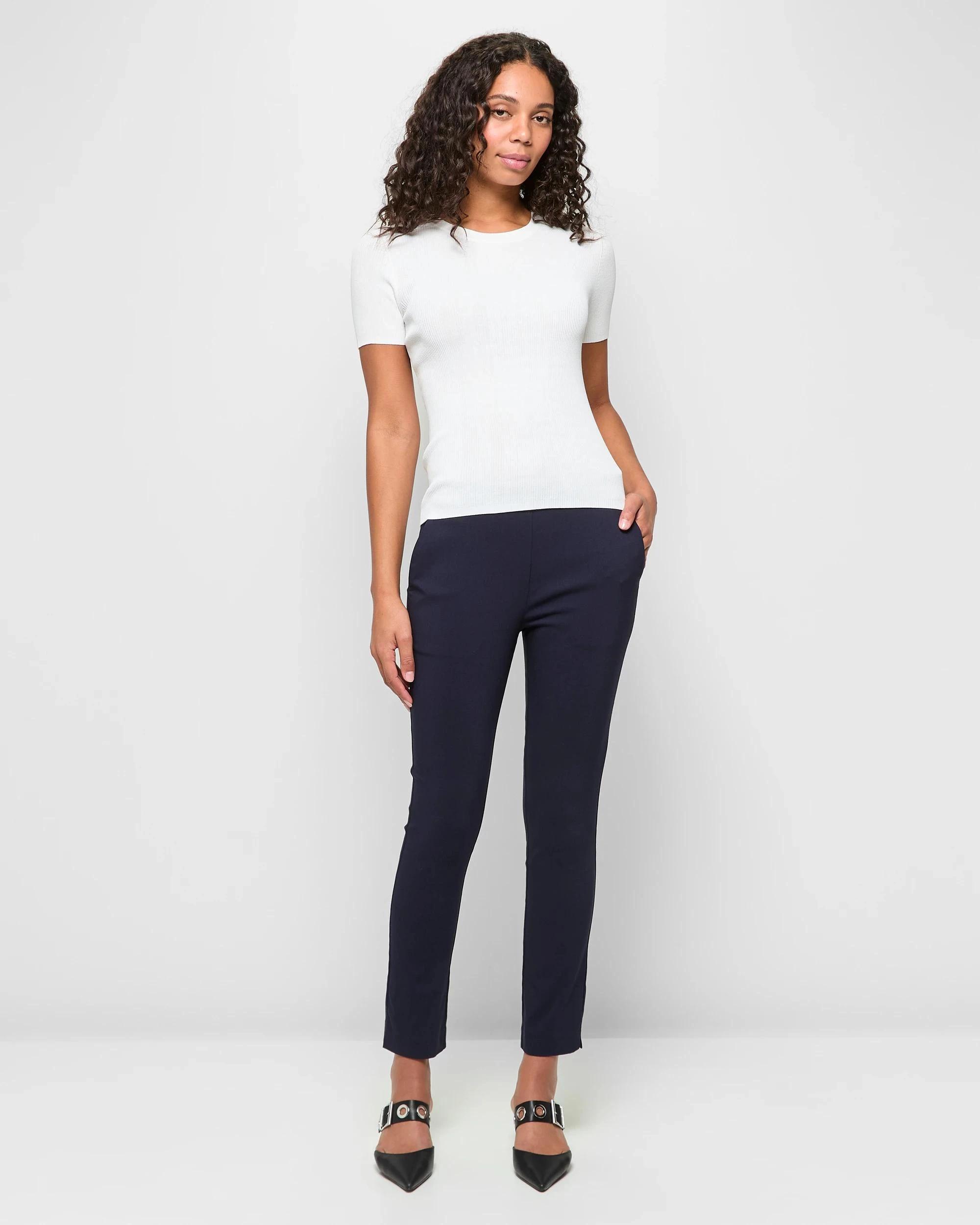 1 Preview Carrie Bengaline Ankle Length Pants CLASSIC NAVY, 1 of 5